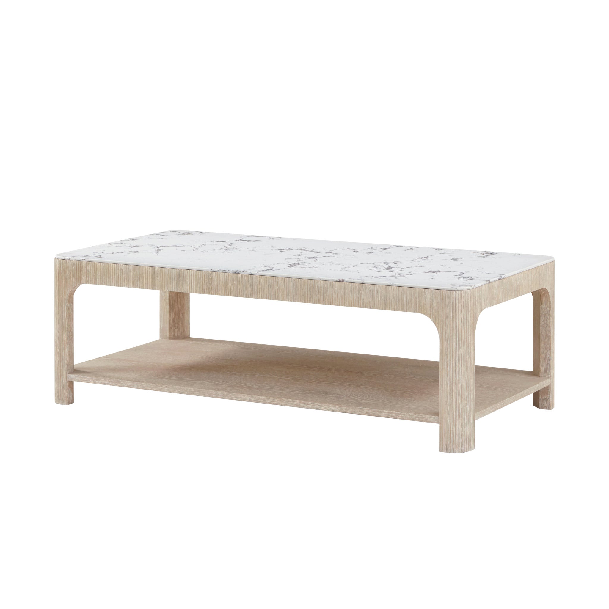 Theodore Alexander | Horizon Rectangular Quartz Cocktail Table - SPE-Day\ PCF1246 - SPE Grey | TA51226.C397
