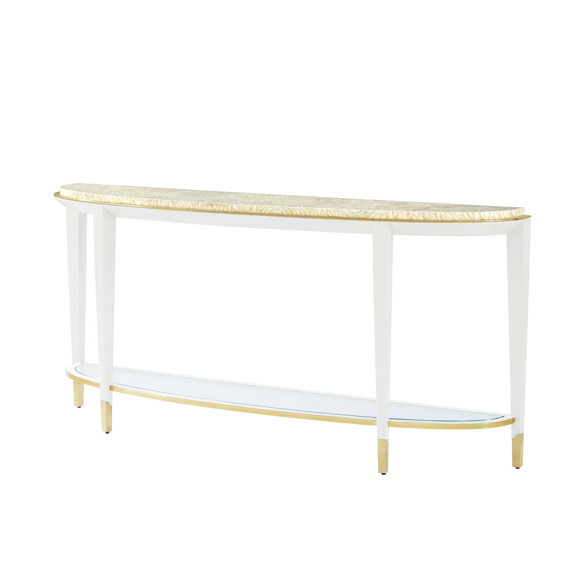 Theodore Alexander | Judith Leiber Console Table III - JL Feather\ PCF1215 - Solstice | TA53132