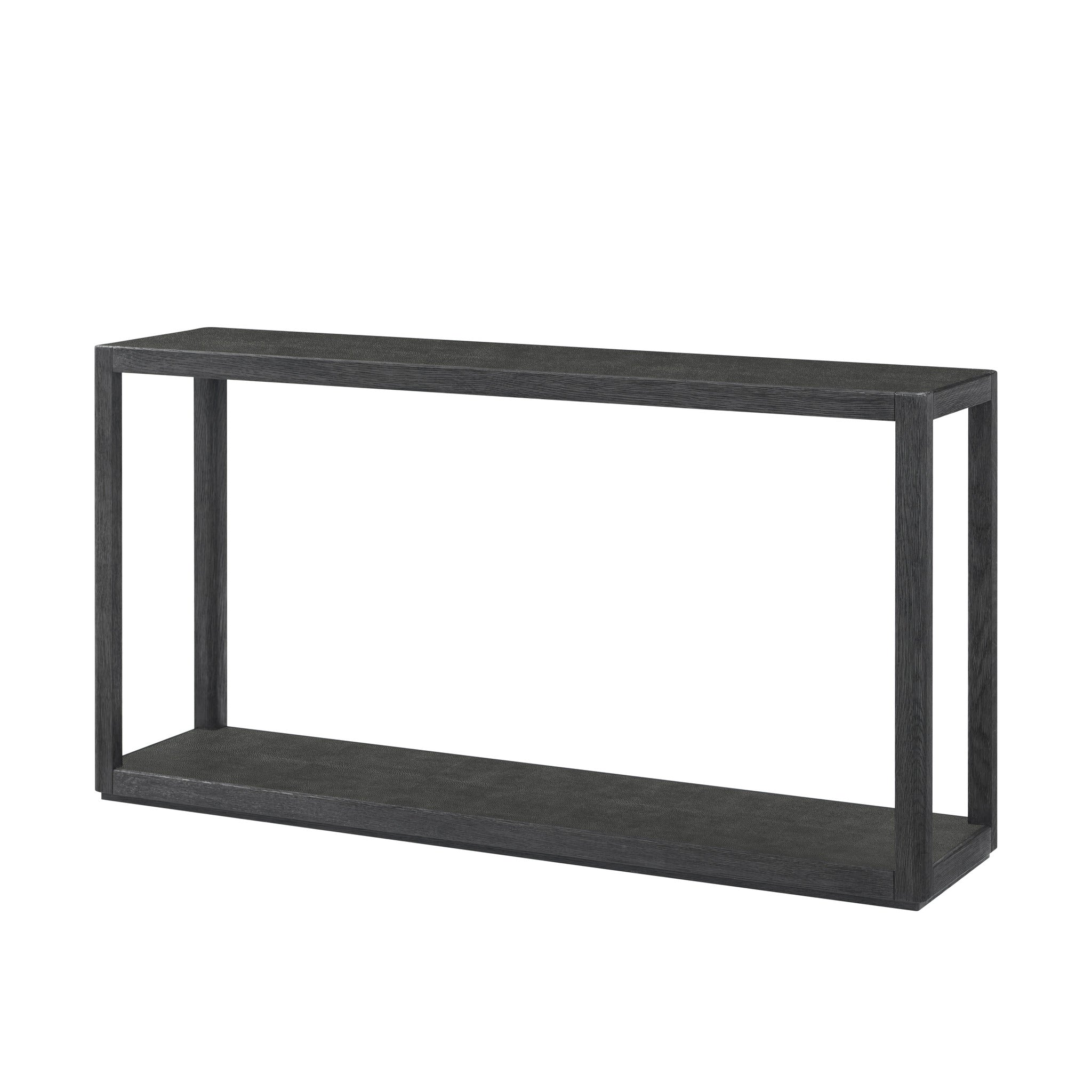 Theodore Alexander | Maxwell Console Table - Obsidian\ LCF375 - Obsidian Shagreen | TA53141.C403