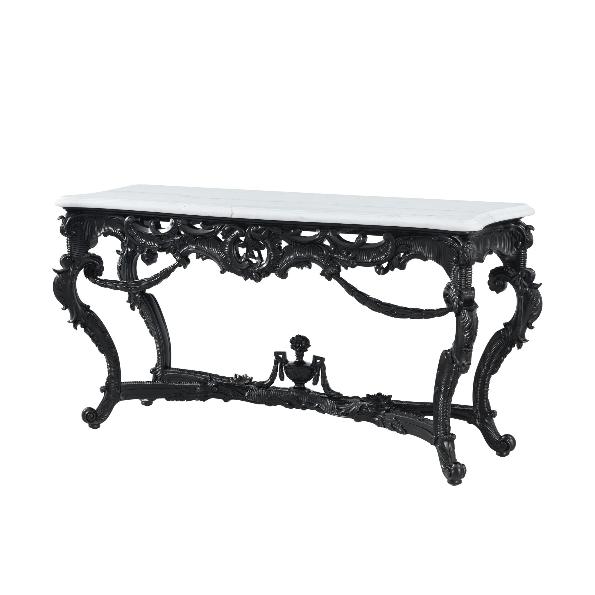 Theodore Alexander | Spencer London Rococo Console - One Fifth Black | TA53145