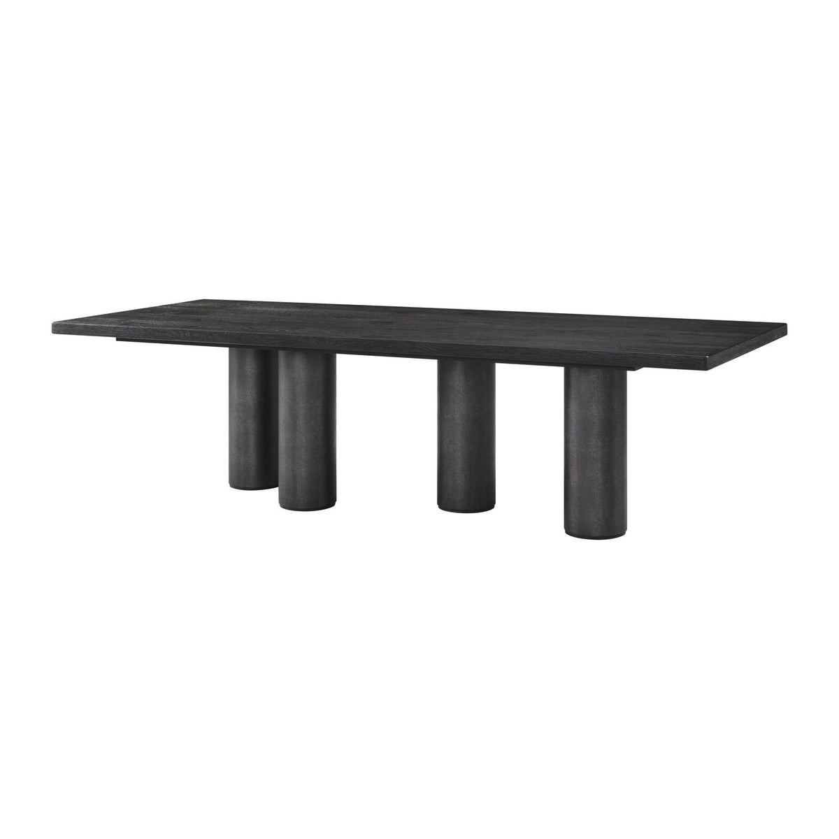 Theodore Alexander | Maxwell Rectangular Dining Table - Obsidian Shagreen / Obsidian | TA54180.C403