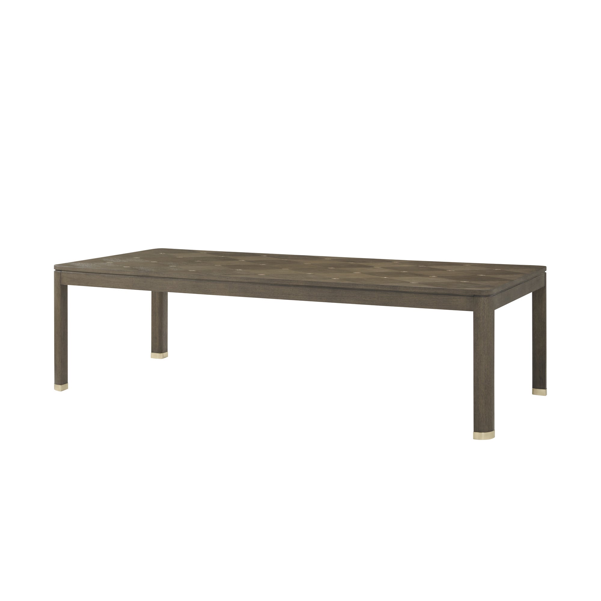 Theodore Alexander Judith Leiber Rectangle Dining Table — Finish: Mink