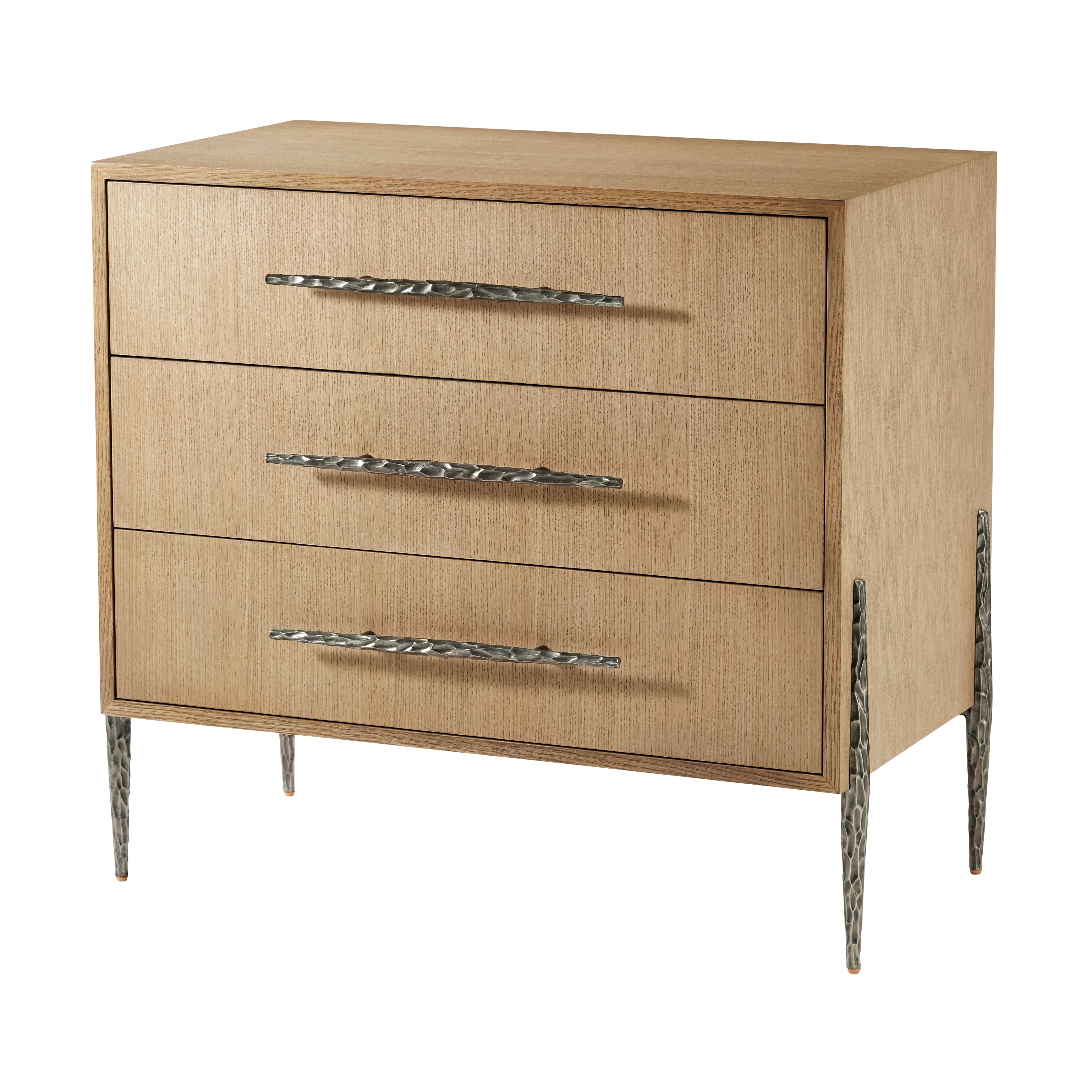 Theodore Alexander Essence Three Drawer Nightstand — Finish: Blonde