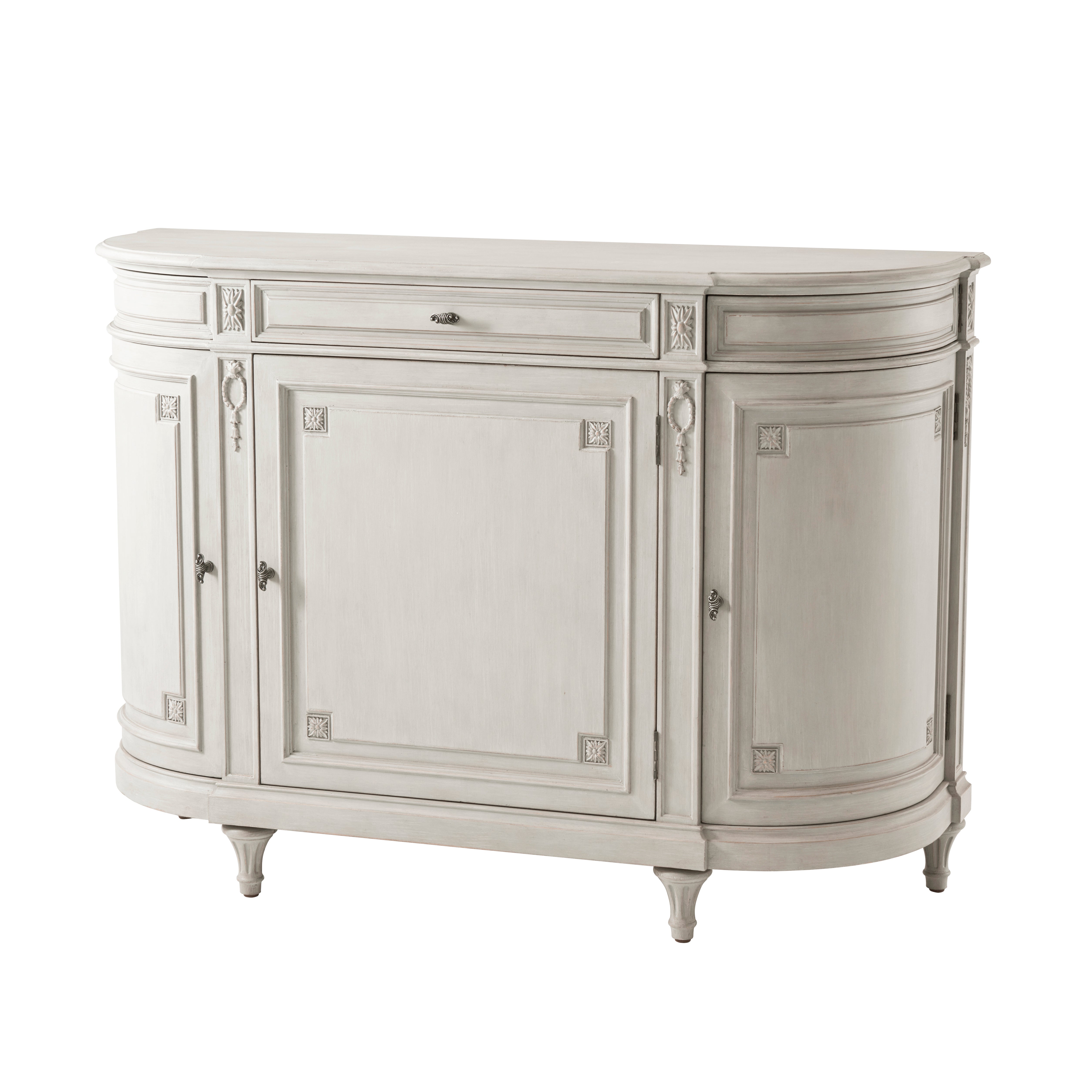 Theodore Alexander The Adelaide Sideboard — Finish: NORA - WHITE finish