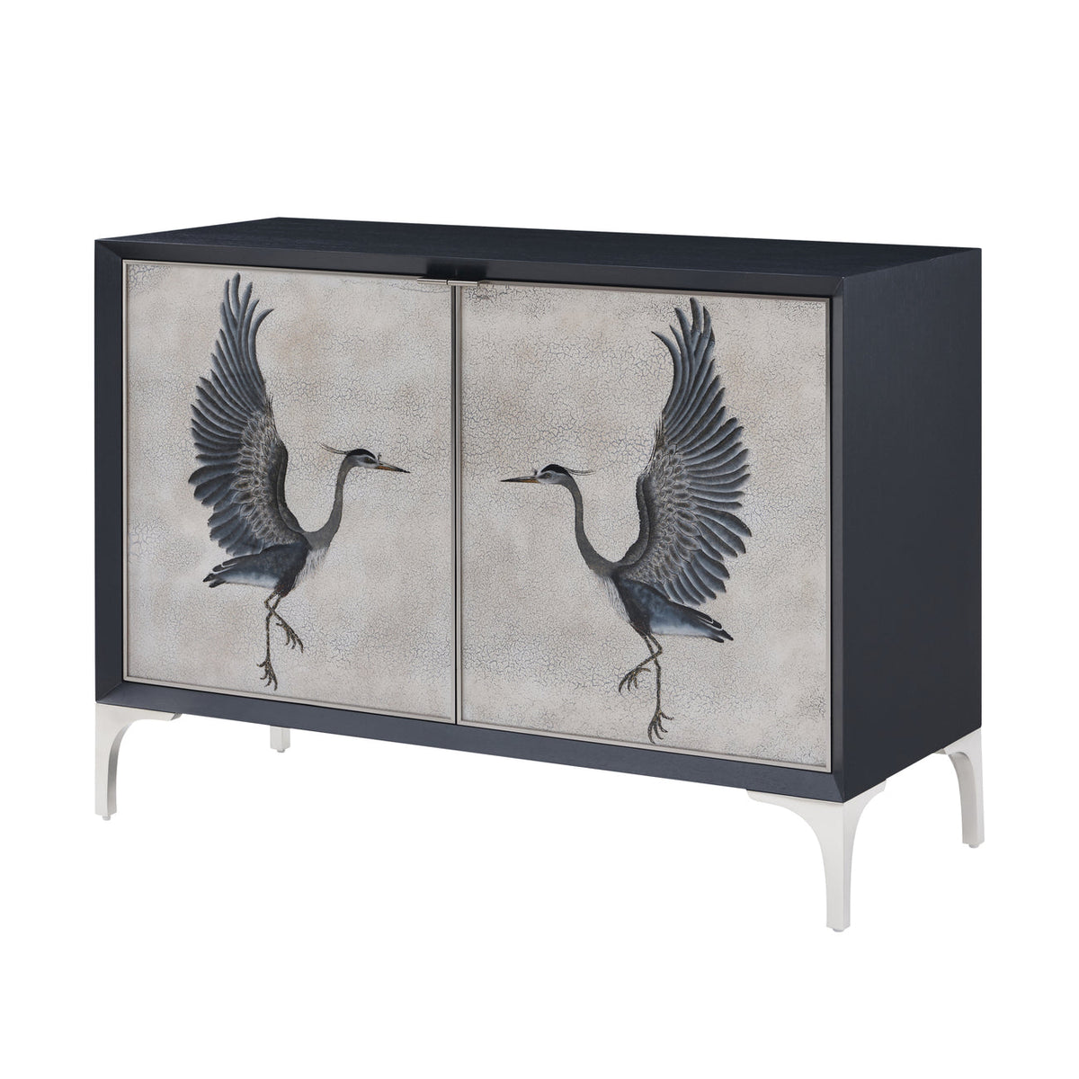 Theodore Alexander | Heron Chest - Painting / Black Lacquer | TA61188