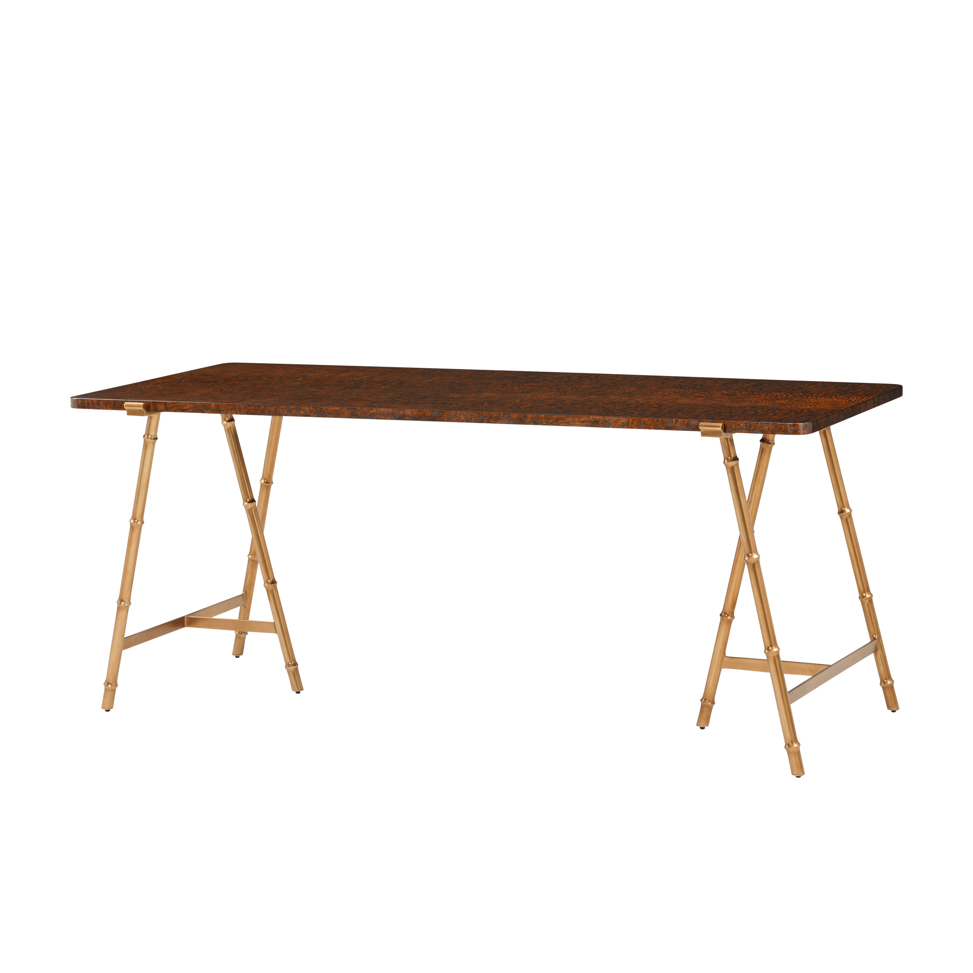 Theodore Alexander Kesden Desk — Finish: Pyramid Brown