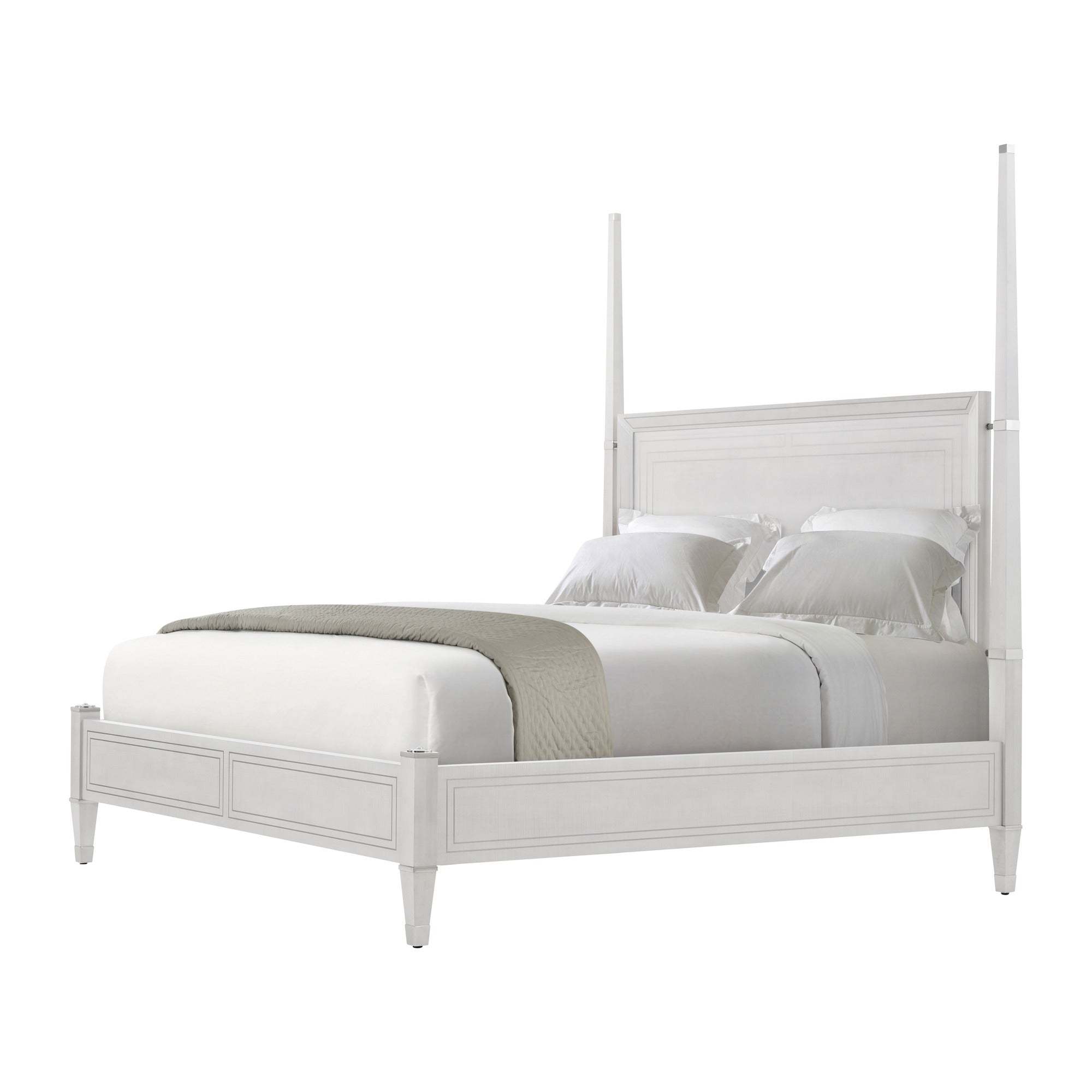 Theodore Alexander Spencer London King Poster Bed — Finish: Chelsea