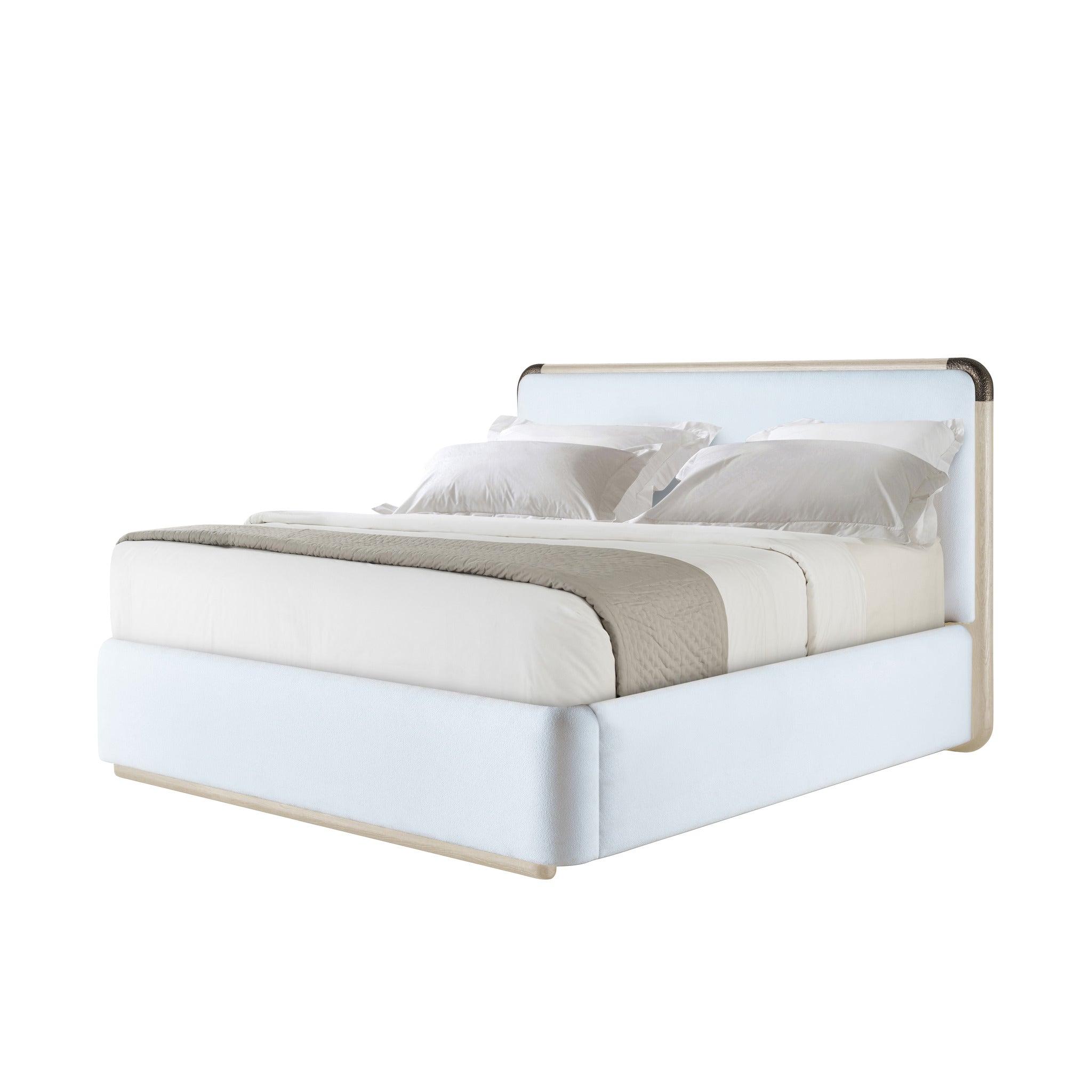 Theodore Alexander | Luna Upholstered King Bed - Cascade | TA83099.1DLS
