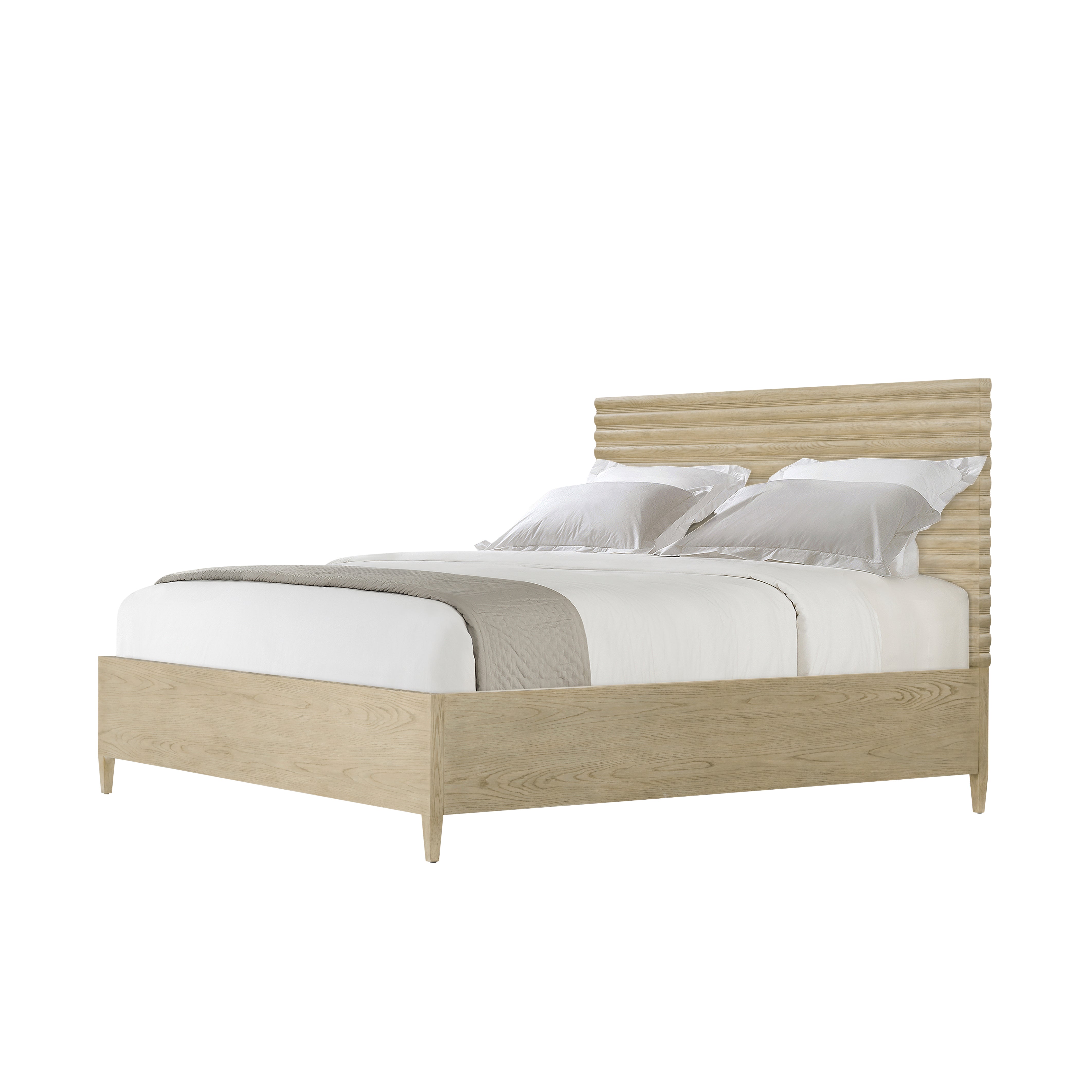 Theodore Alexander Balboa US King Bed — VCF1882 - Coastal Grey