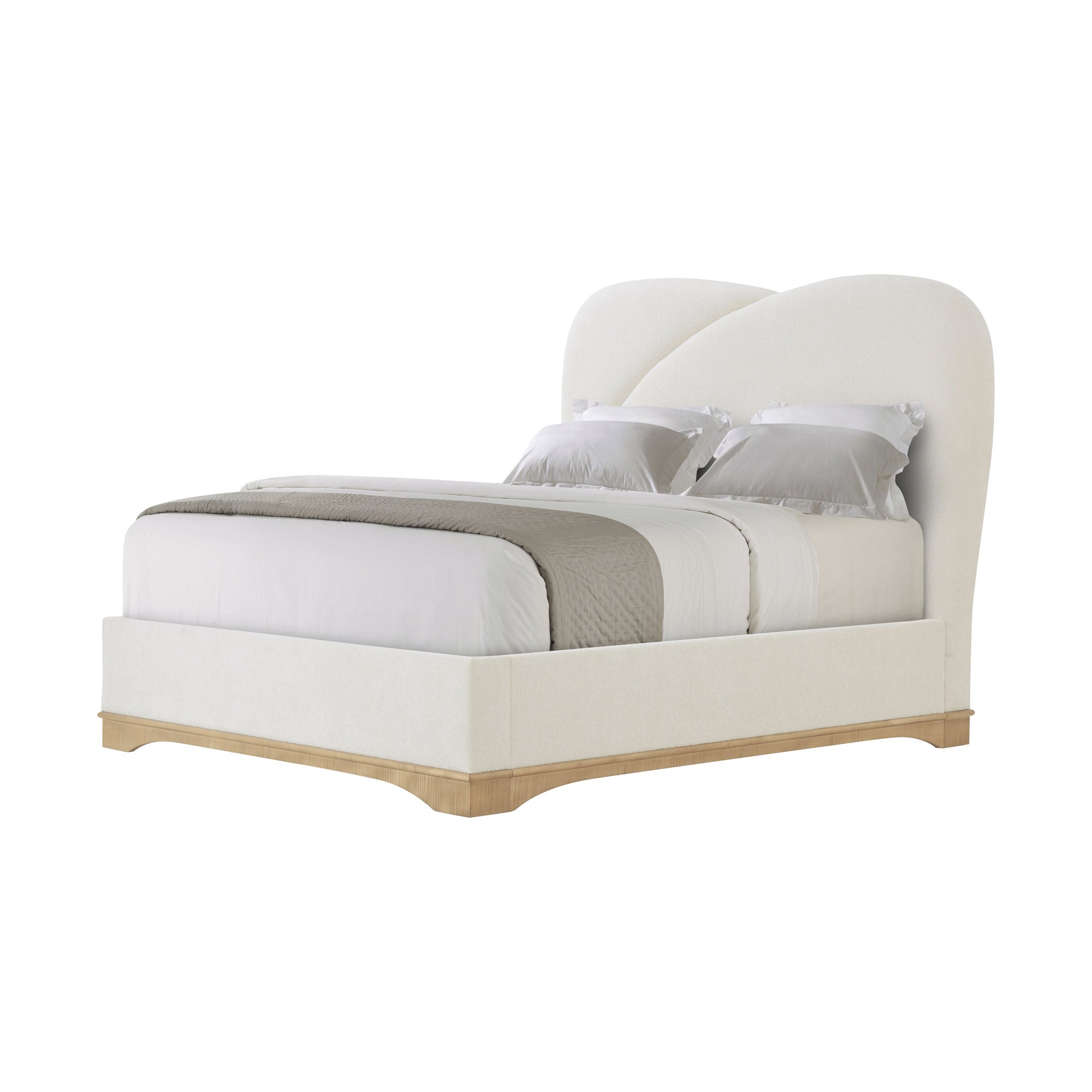 Theodore Alexander Origins California King Bed — VCF1851 - Sesame\ VCF1852 - Sesame