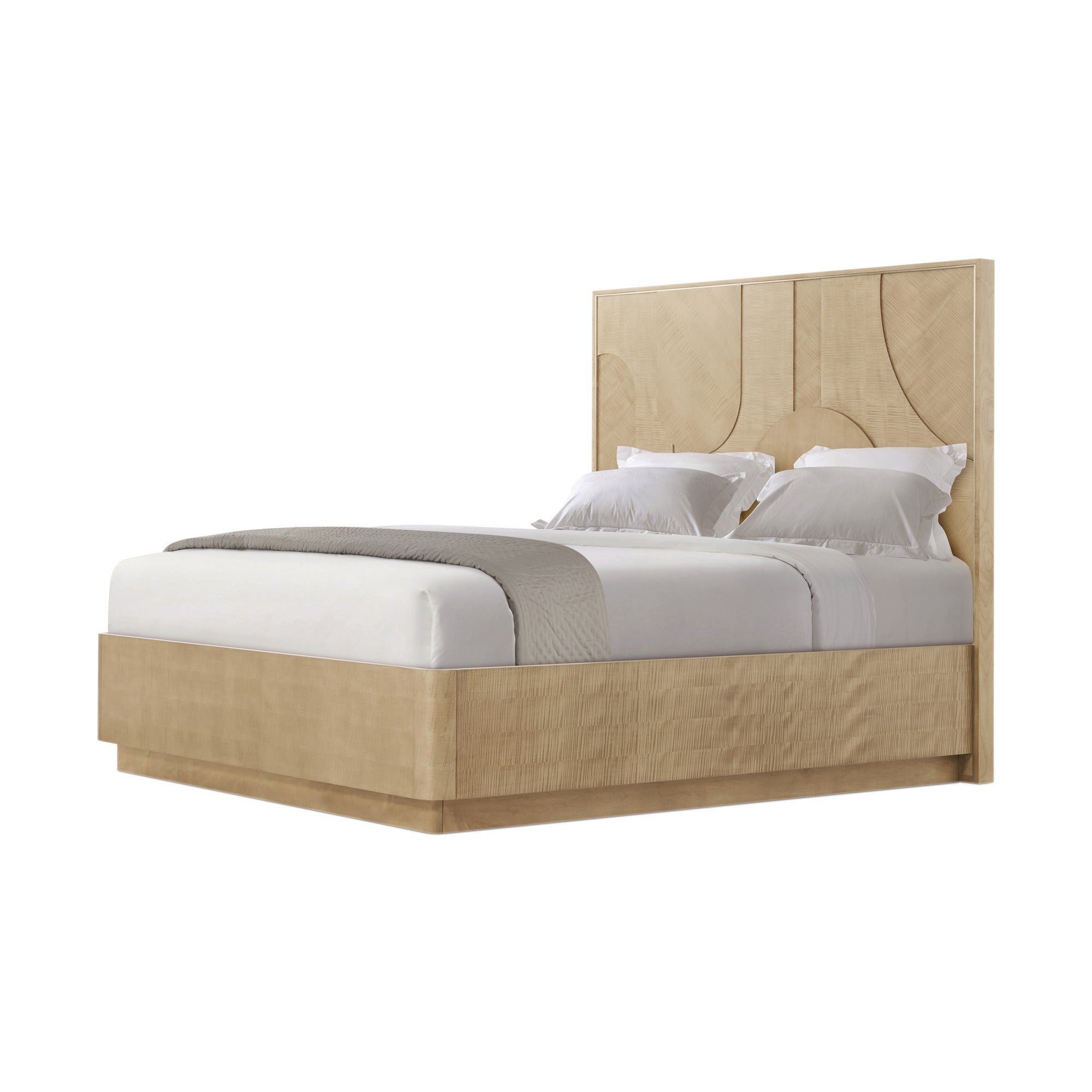 Theodore Alexander Origins Plinth California King Bed — Finish: Sesame