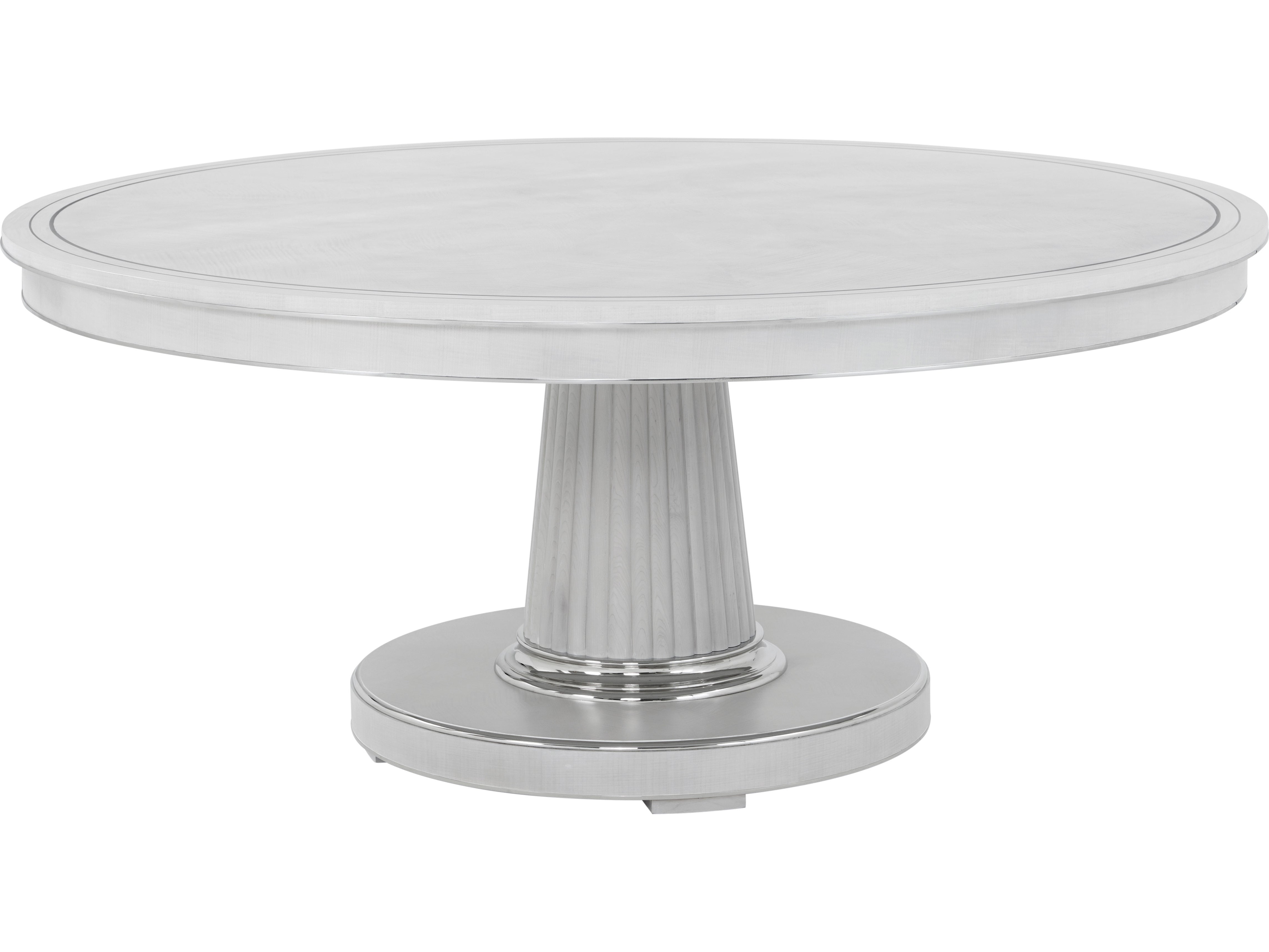 Theodore Alexander Spencer London Round Dining Table — Finish: Chelsea