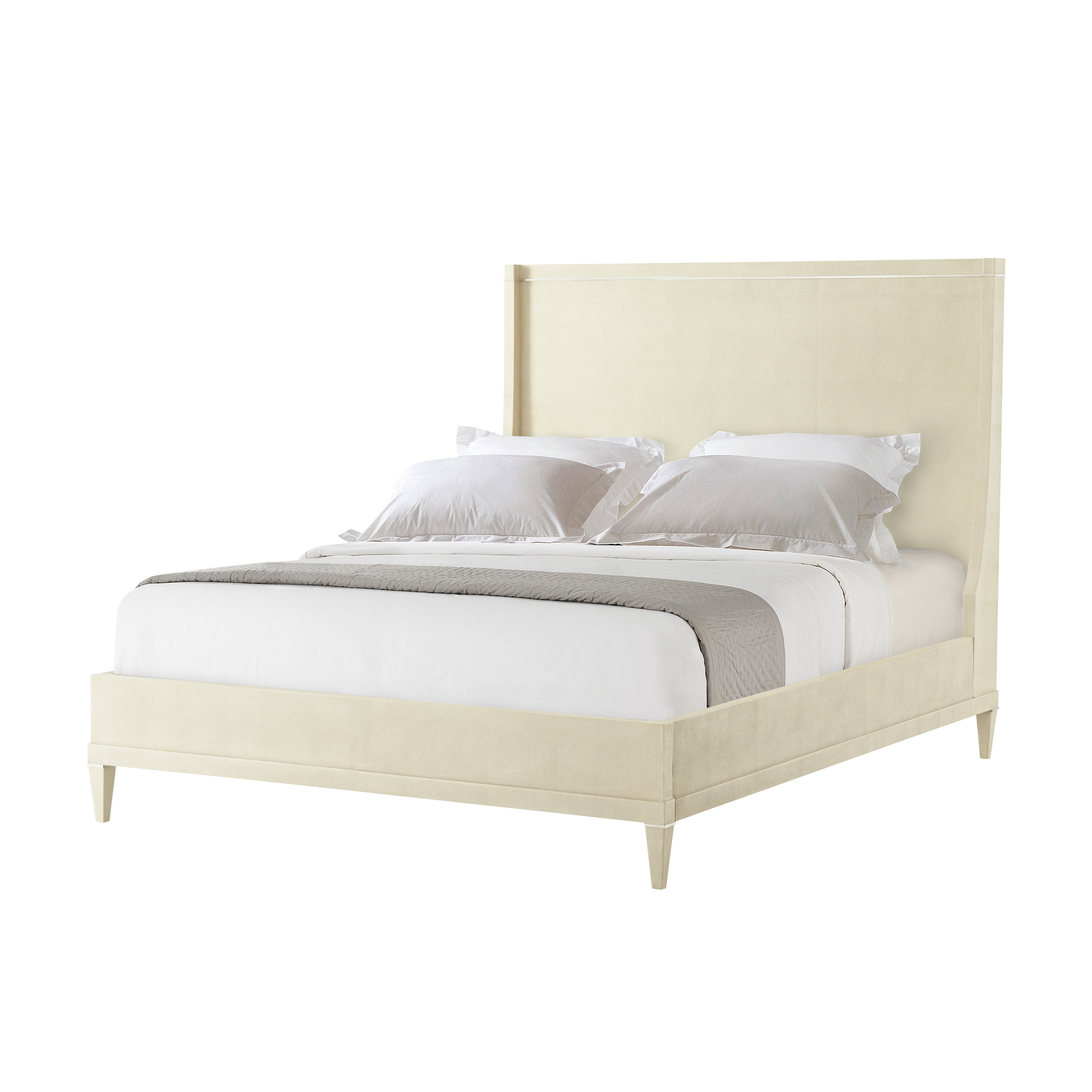 Theodore Alexander Palmer US Queen Bed — LCF365 - Dove
