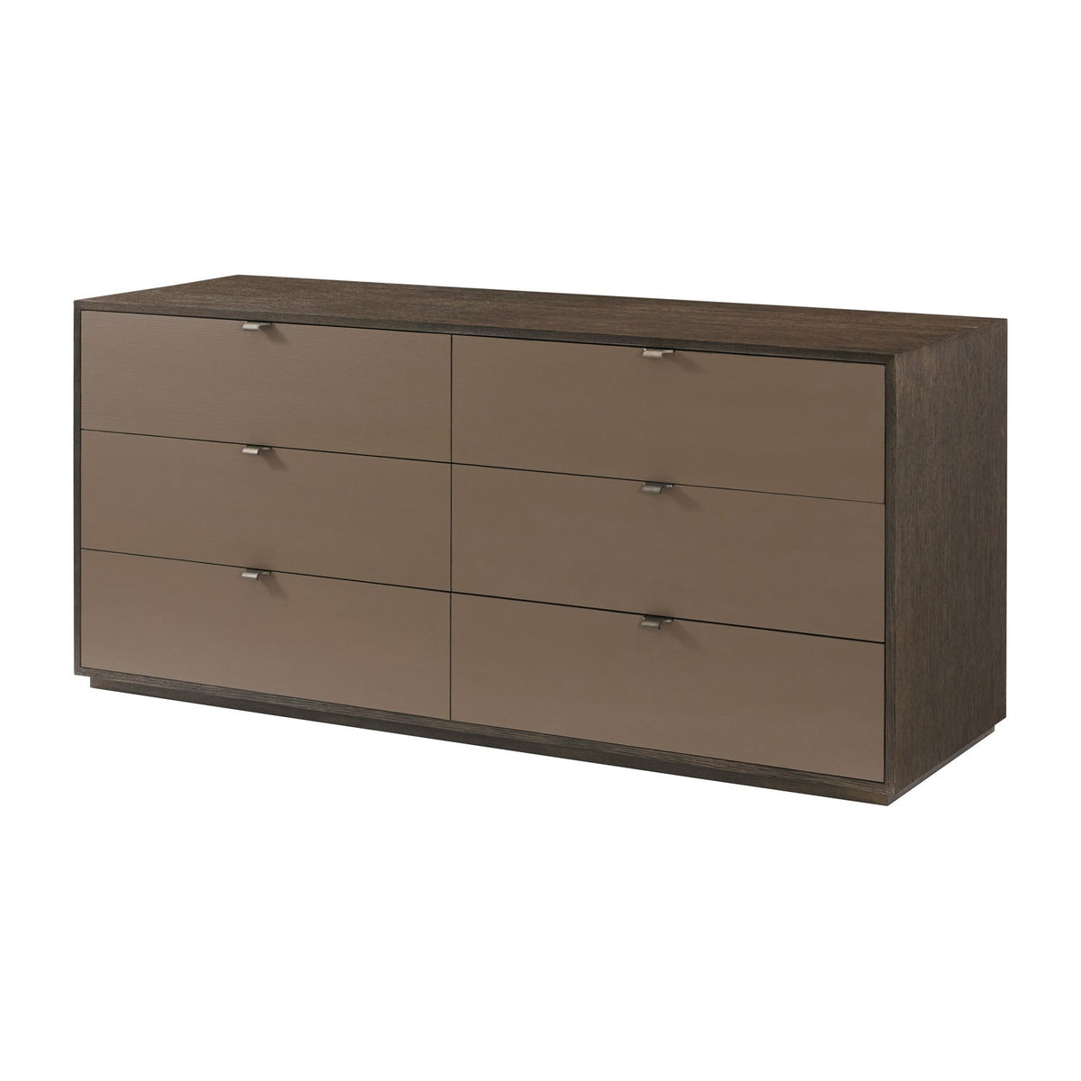 Theodore Alexander | Kyoto 6-Drawer Dresser - World Casa Brown / Natural Color / Brown Oak / Brown Brushed Oak | WRC60001.C435