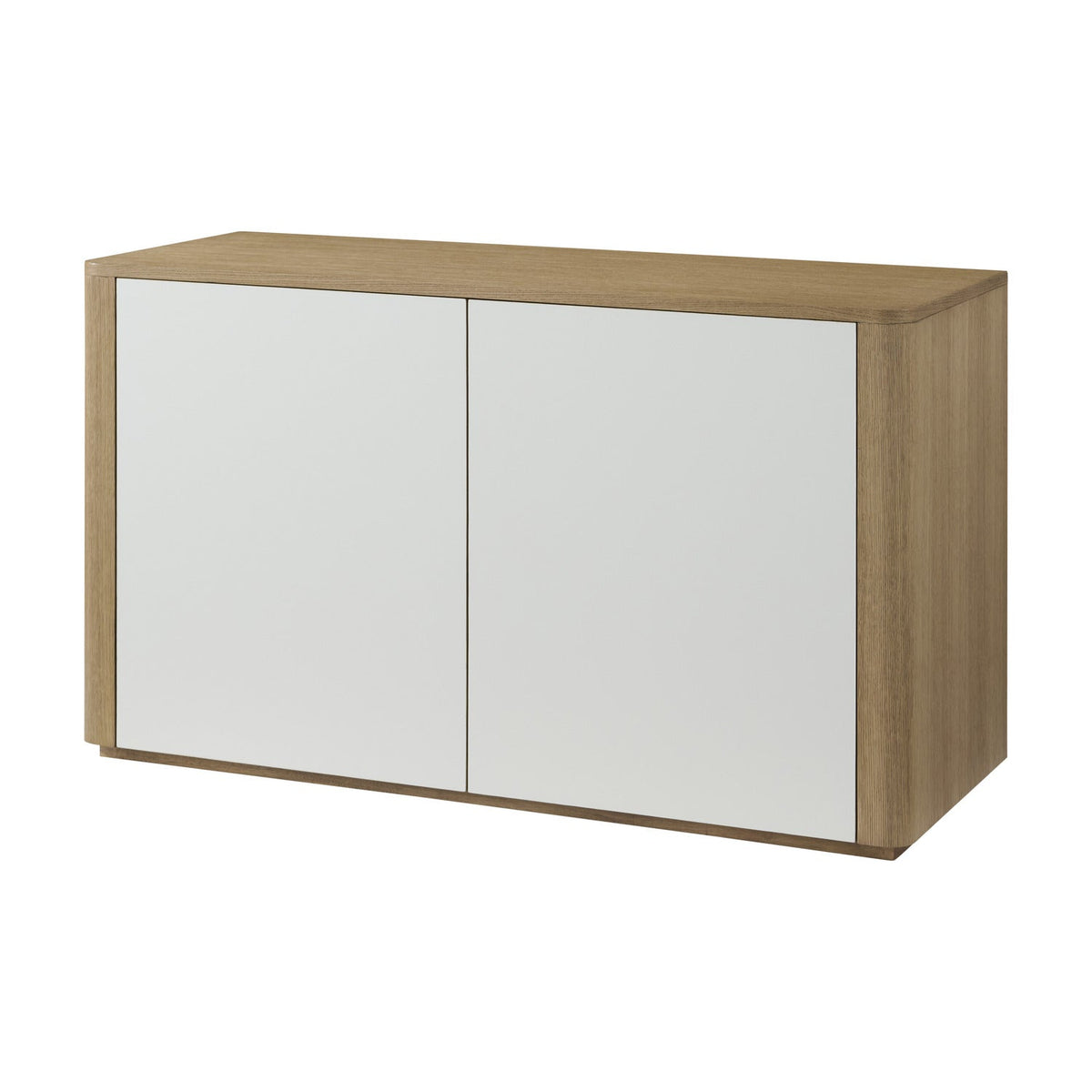 Theodore Alexander | Seoul 2-Door Sideboard II - World Casa White / Natural Oak- invisible Inner / Natural Reclaimed | WRC61008.C434