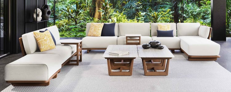 Adriana Hoyos | Amazonika Outdoor Living Room Space - Chardonnay | AZ-AMAZONIKA-PKG/Y/CN089