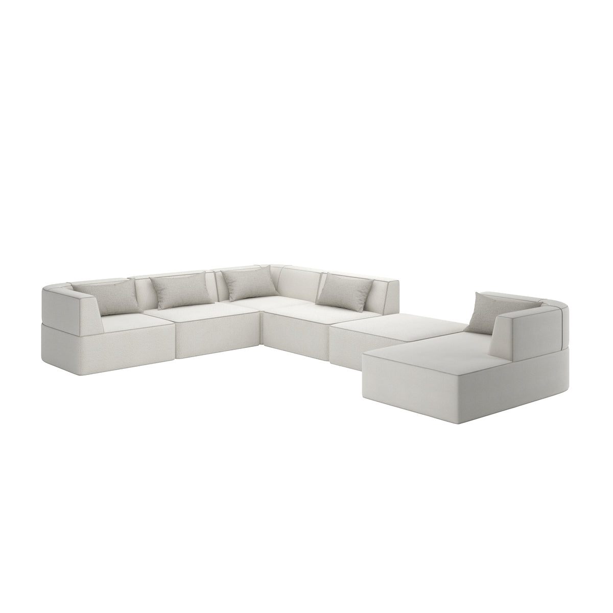 Caracole Marbella 6Pc Sectional