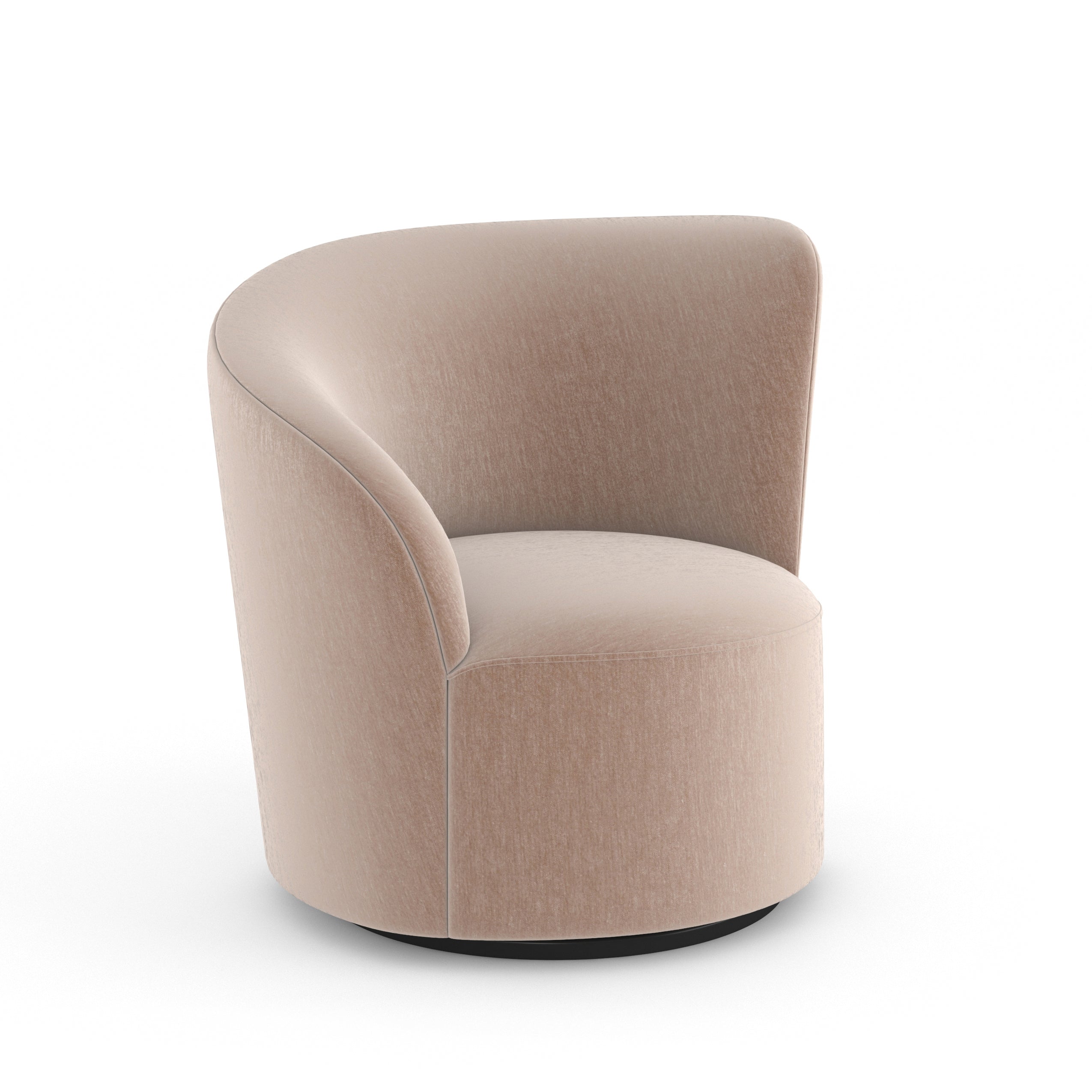 Caracole Whorl Laf Swivel Chair