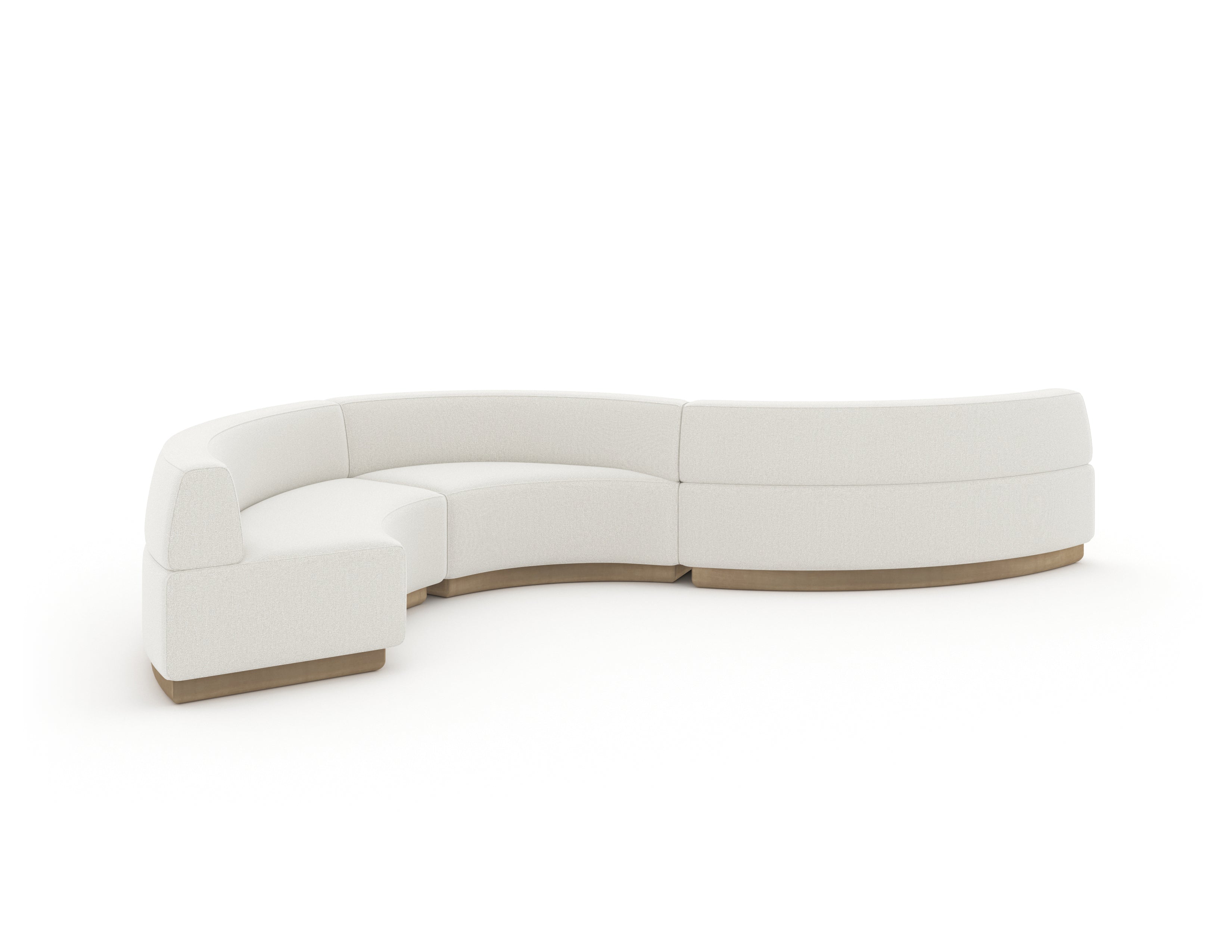 Caracole Crescent Armless Loveseat