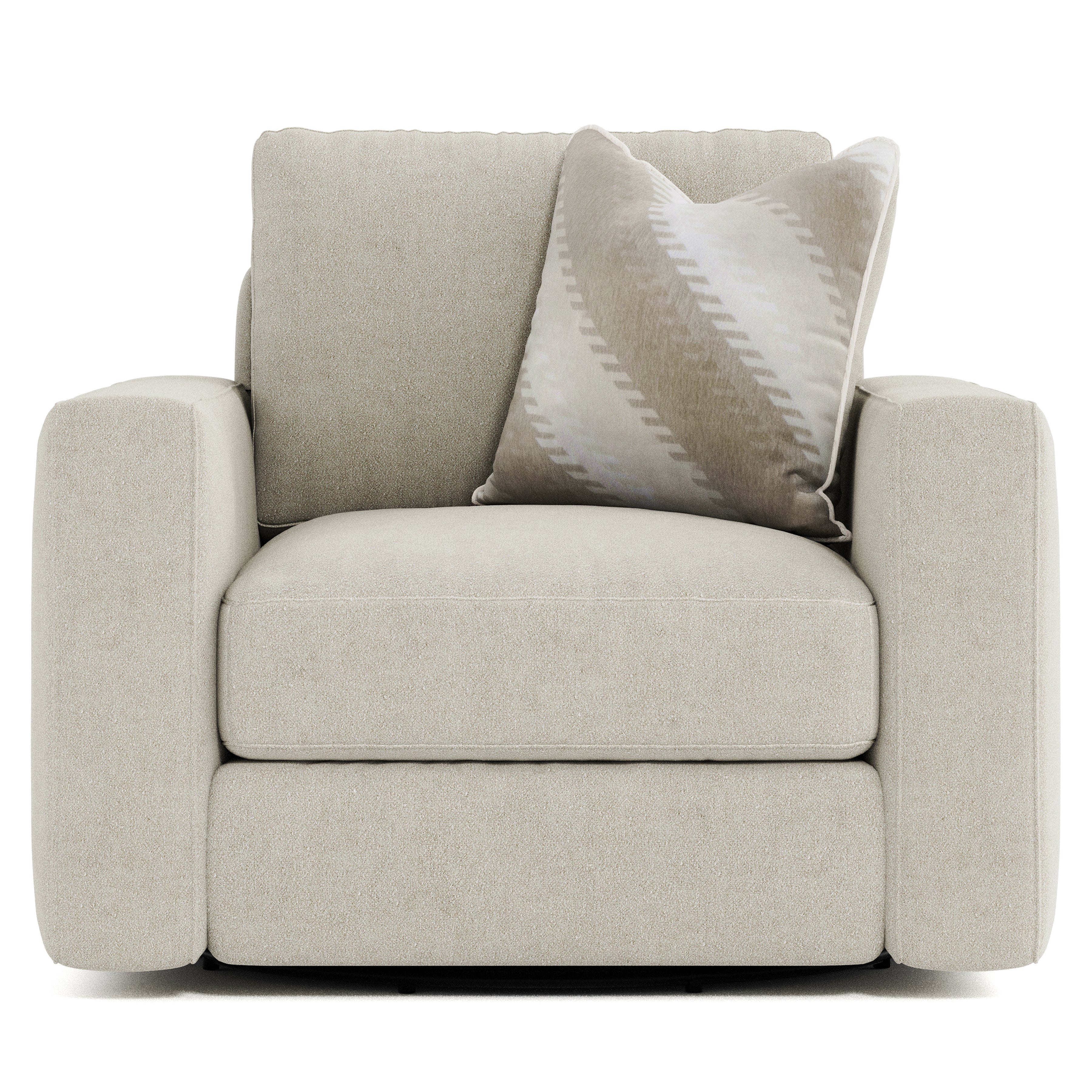 Bernhardt Living | Bernhardt Dawkins Fabric Swivel Chair - Beige,Tan | P9222SA