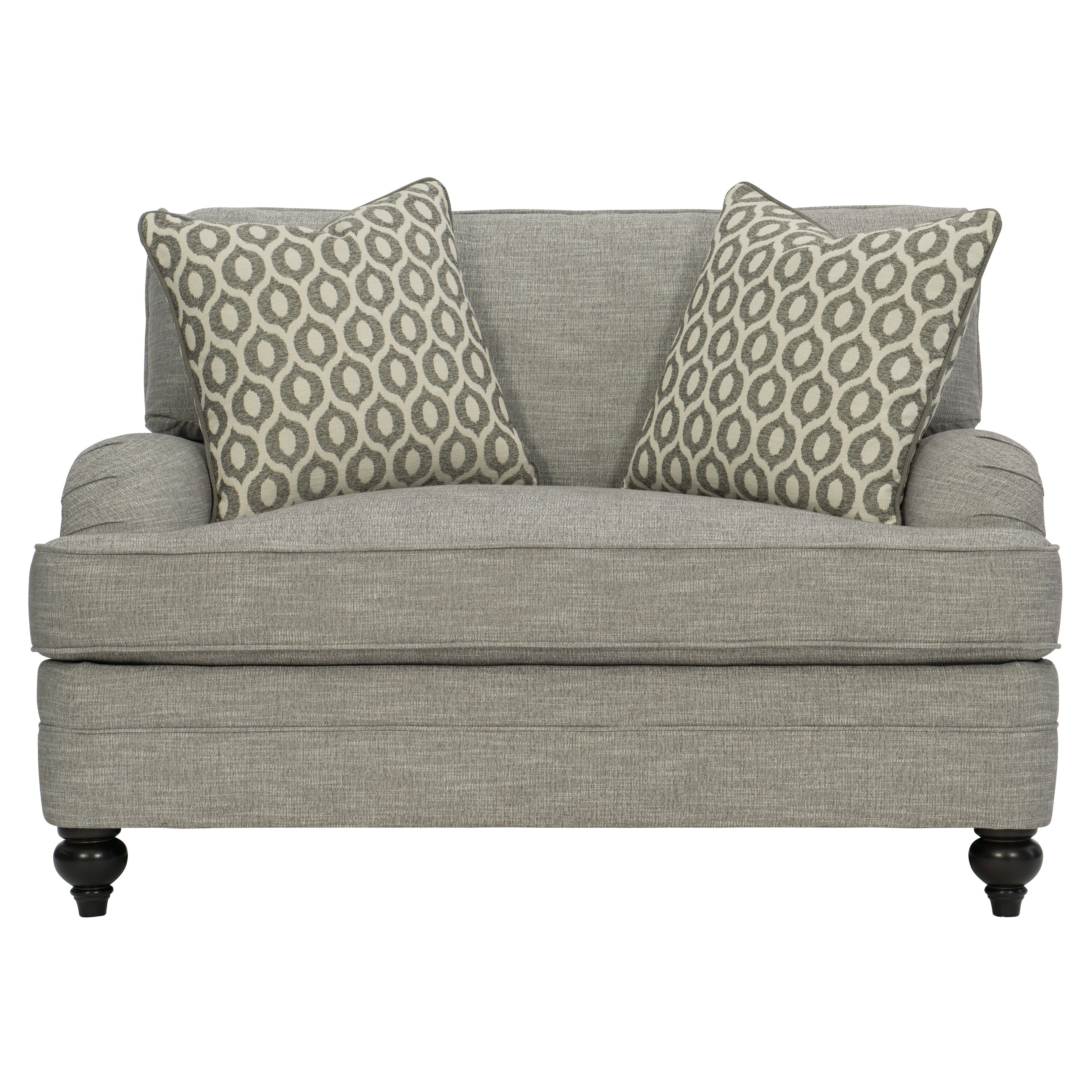 Bernhardt Living | Bernhardt Tarleton Chair 1/2 - Mocha | B4263G