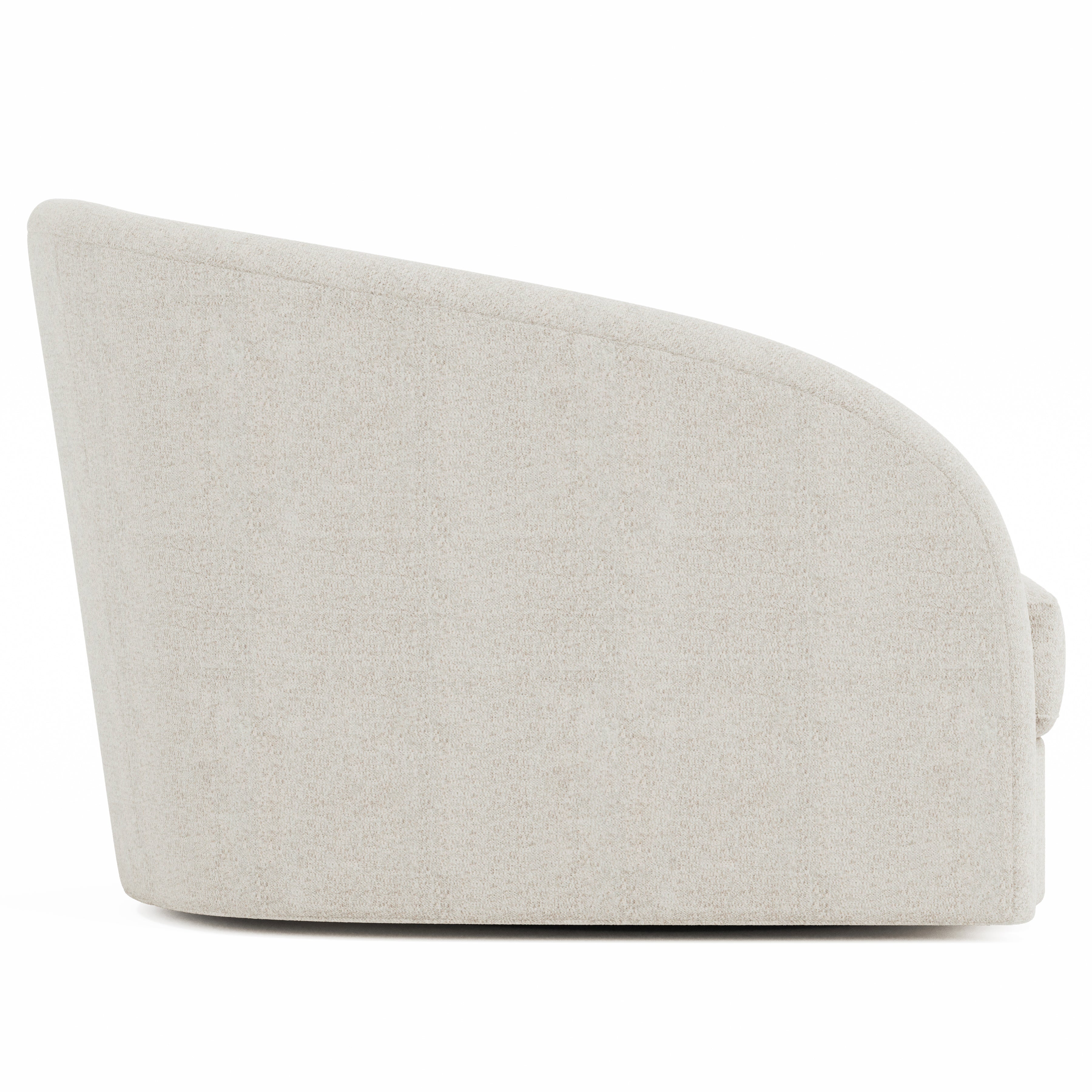 Bernhardt Living | Bernhardt Terra Fabric Swivel Chair - White/Cream | P1362SA