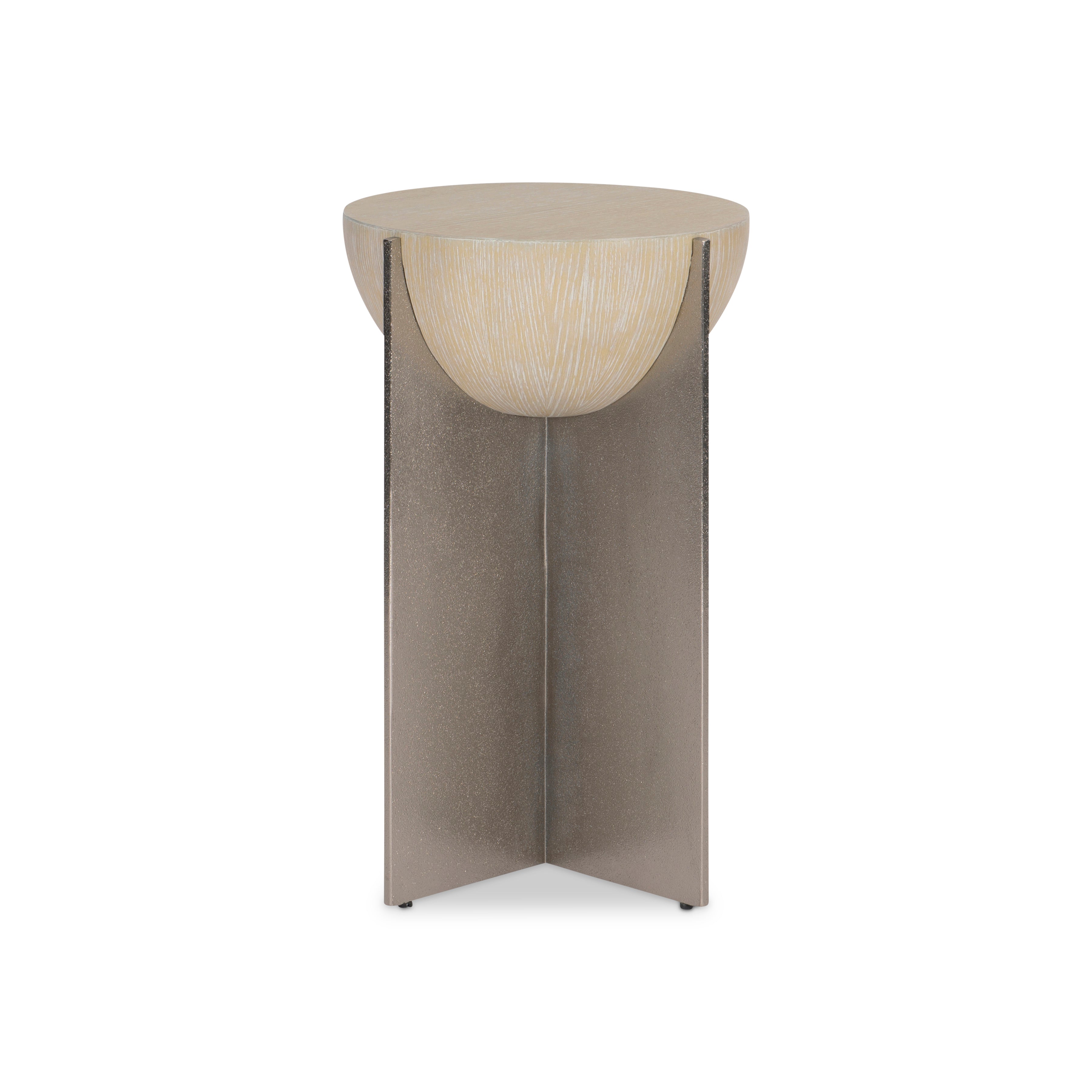 Bernhardt,Bernhardt Living | Bernhardt Solaria Aluminum Base Accent Table - Dune | 310126