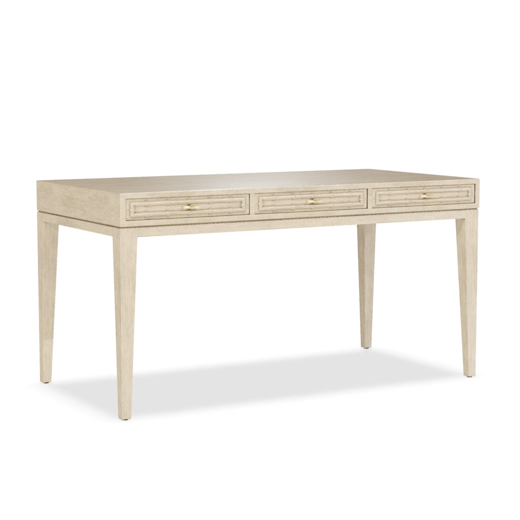 Vanguard Berkley Counter Height Desk Taper Leg Base — select stains