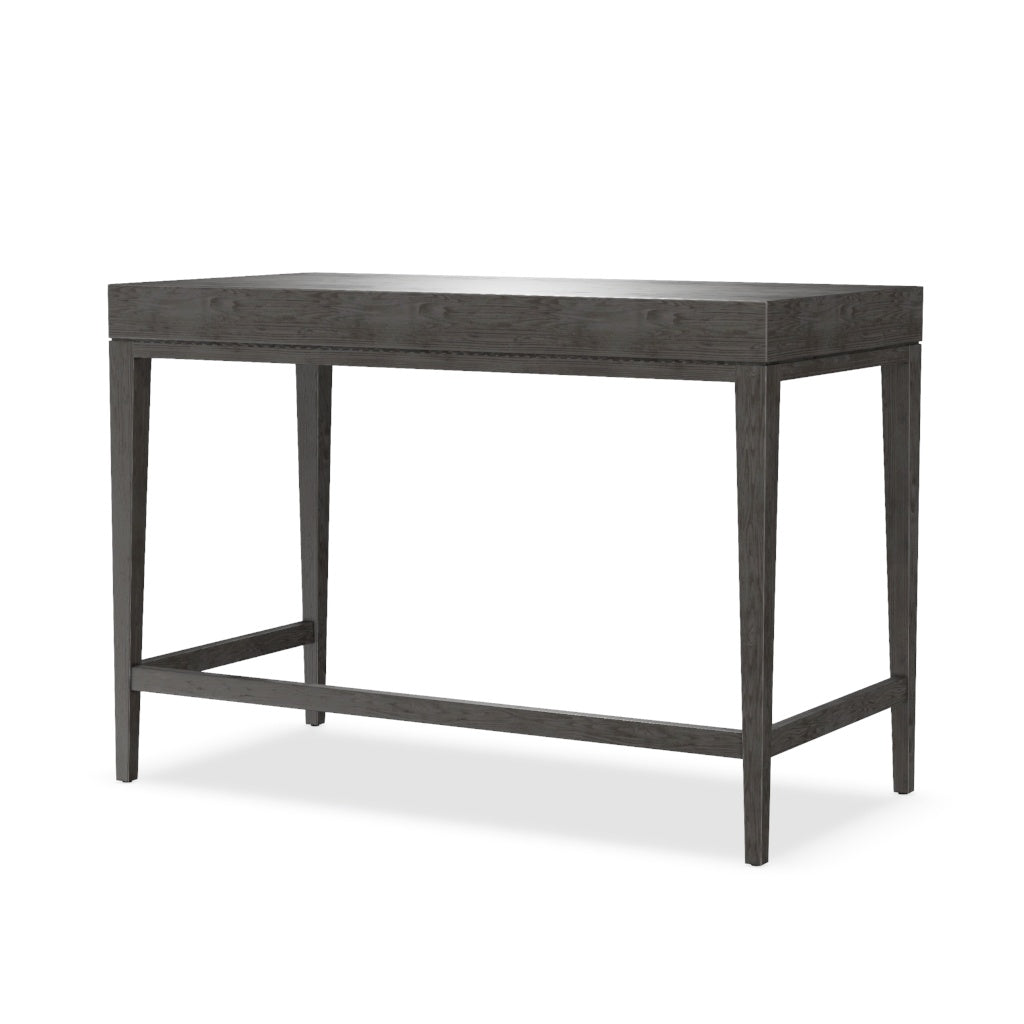 Vanguard Berkley Bar Height Desk Taper Leg Base — Select stains