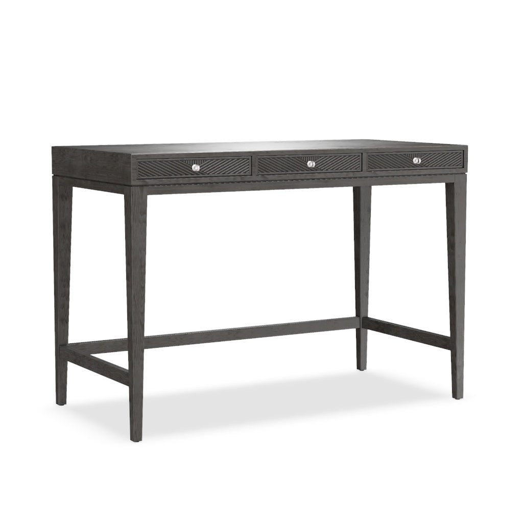 Vanguard Berkley Bar Height Desk Taper Leg Base — Select stains