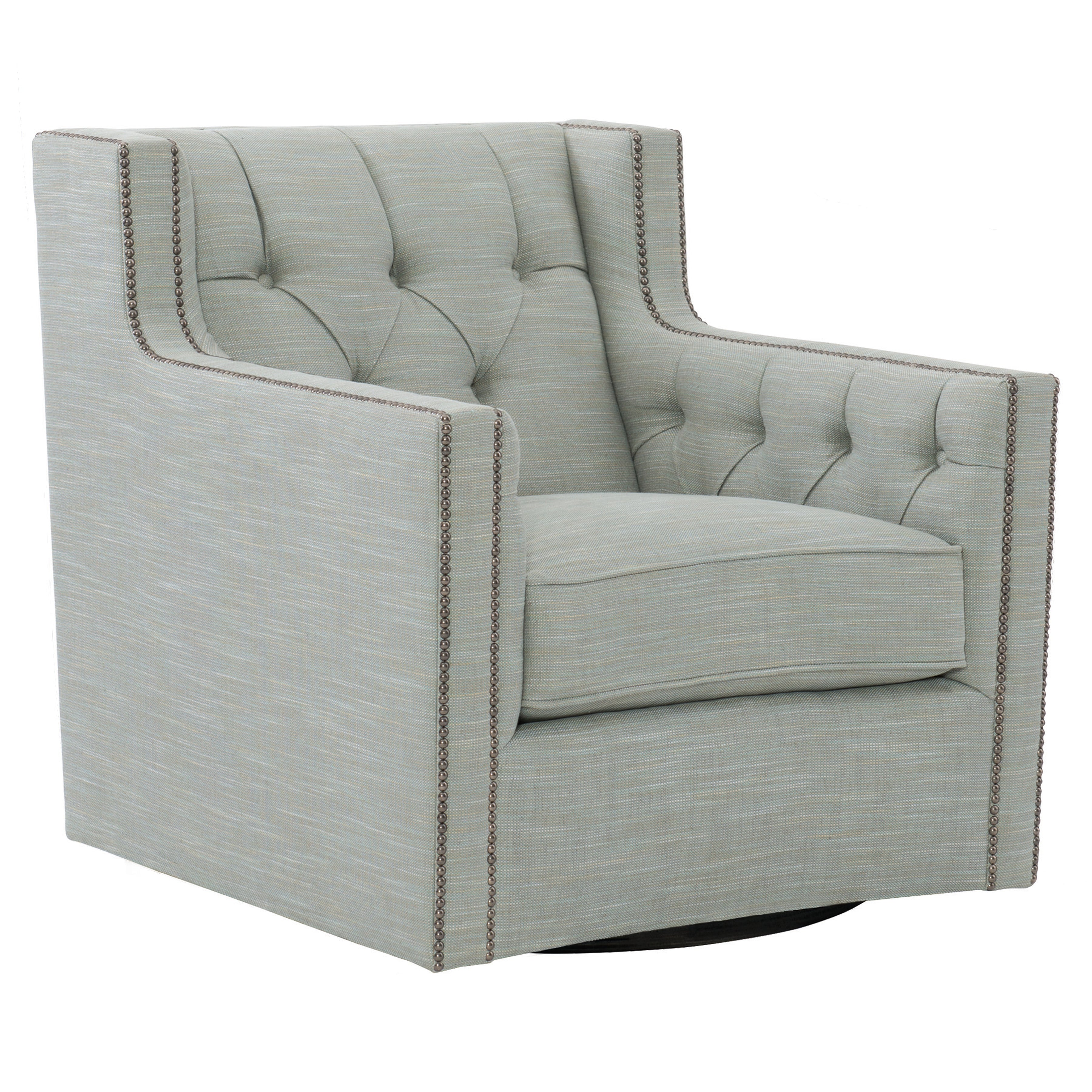 Bernhardt Living | Bernhardt Candace Swivel Chair - Beige,Blue,Green | B7272SA