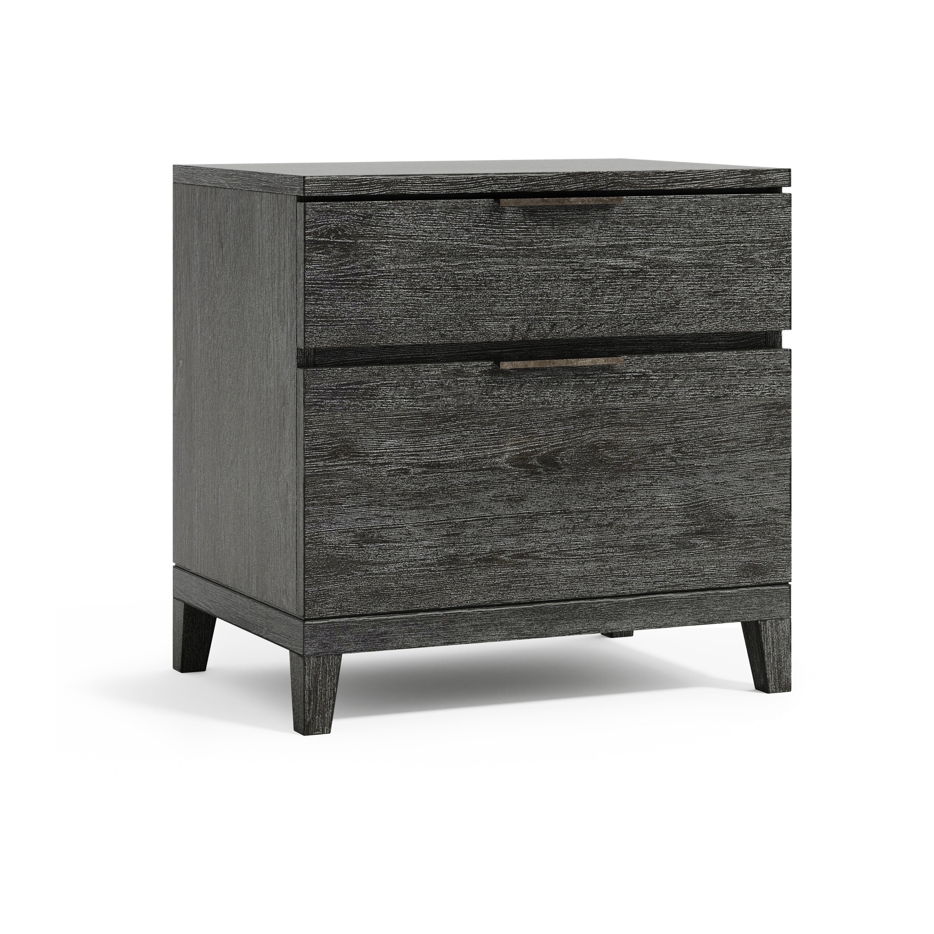 Bernhardt Loft | Bernhardt Menton 2-Drawer Nightstand - Grey | 352231