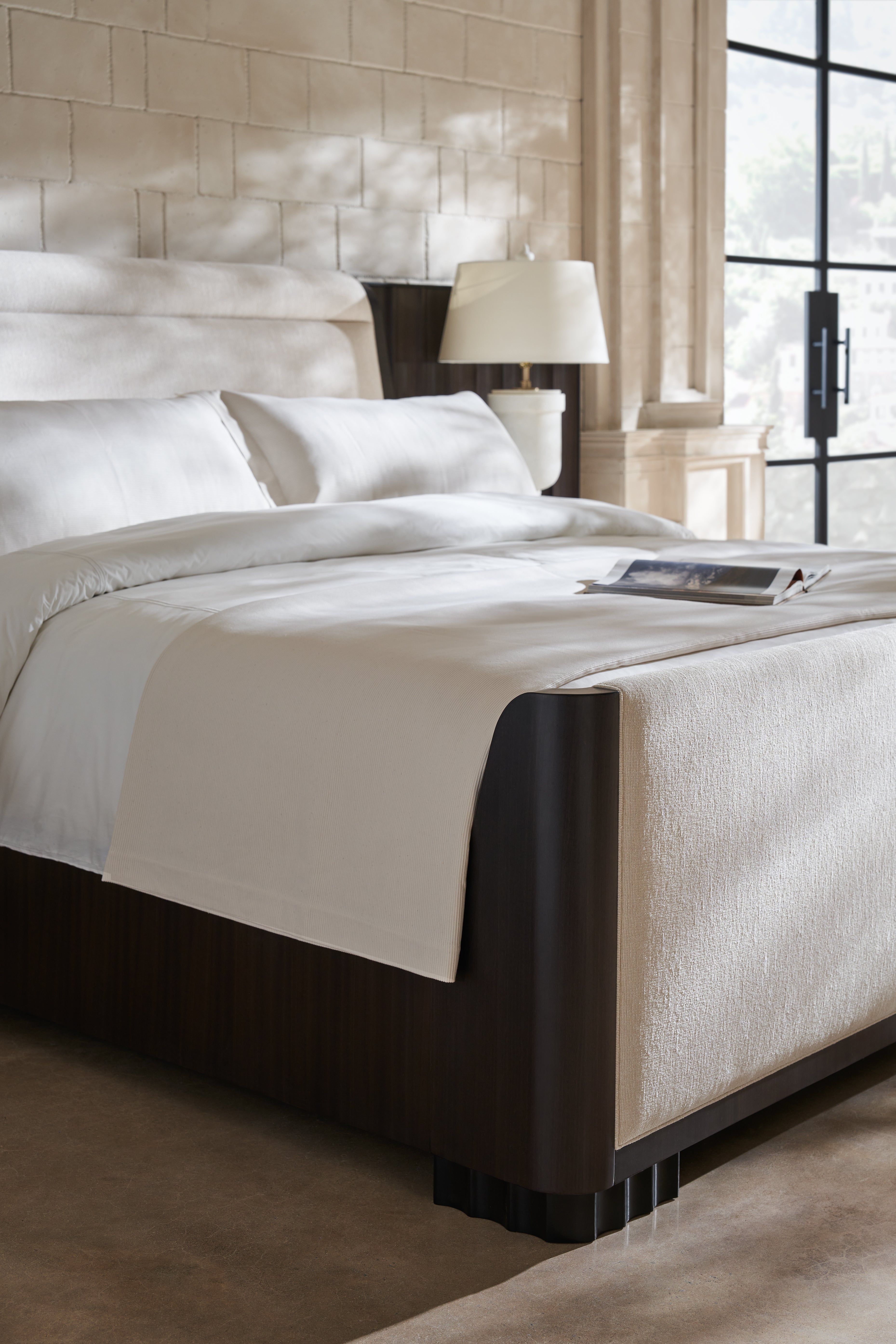 Caracole Slow Wave Qn/Kg Bed Wing Panels