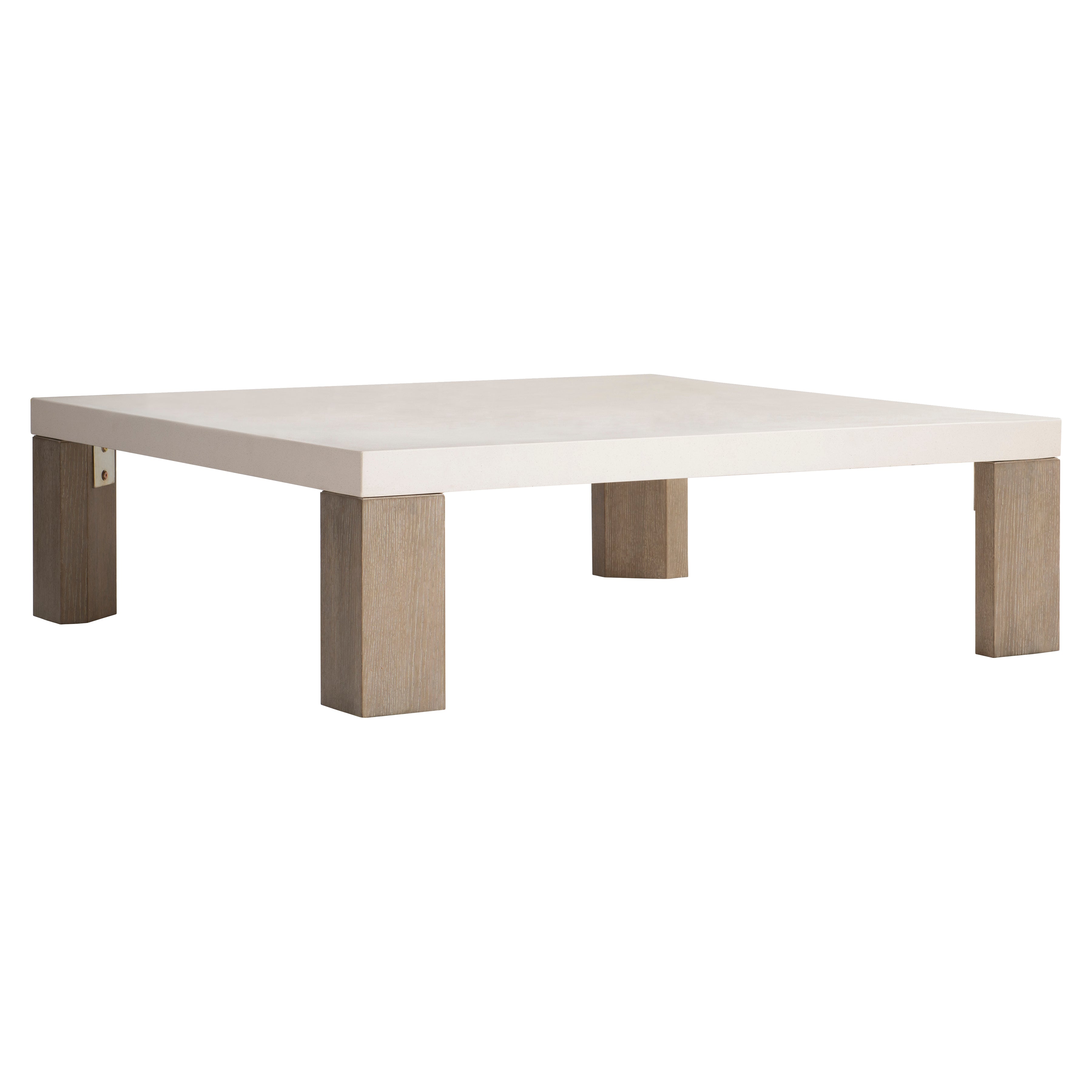Bernhardt Living | Bernhardt Lorenzo Square Cocktail Table - Flint | 465011