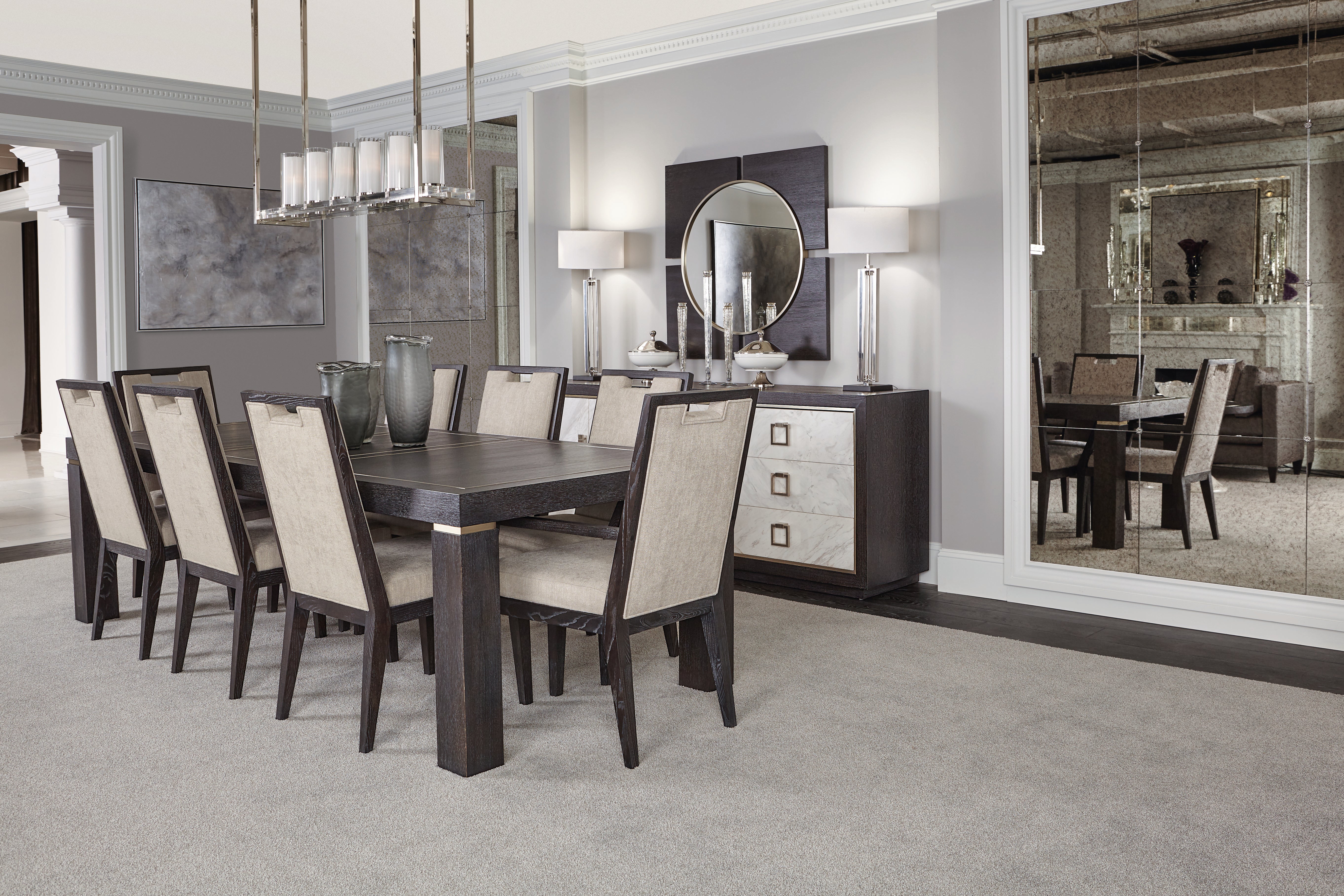 Bernhardt | Bernhardt Decorage Buffet - Cerused Mink / Silver Mist | 380132