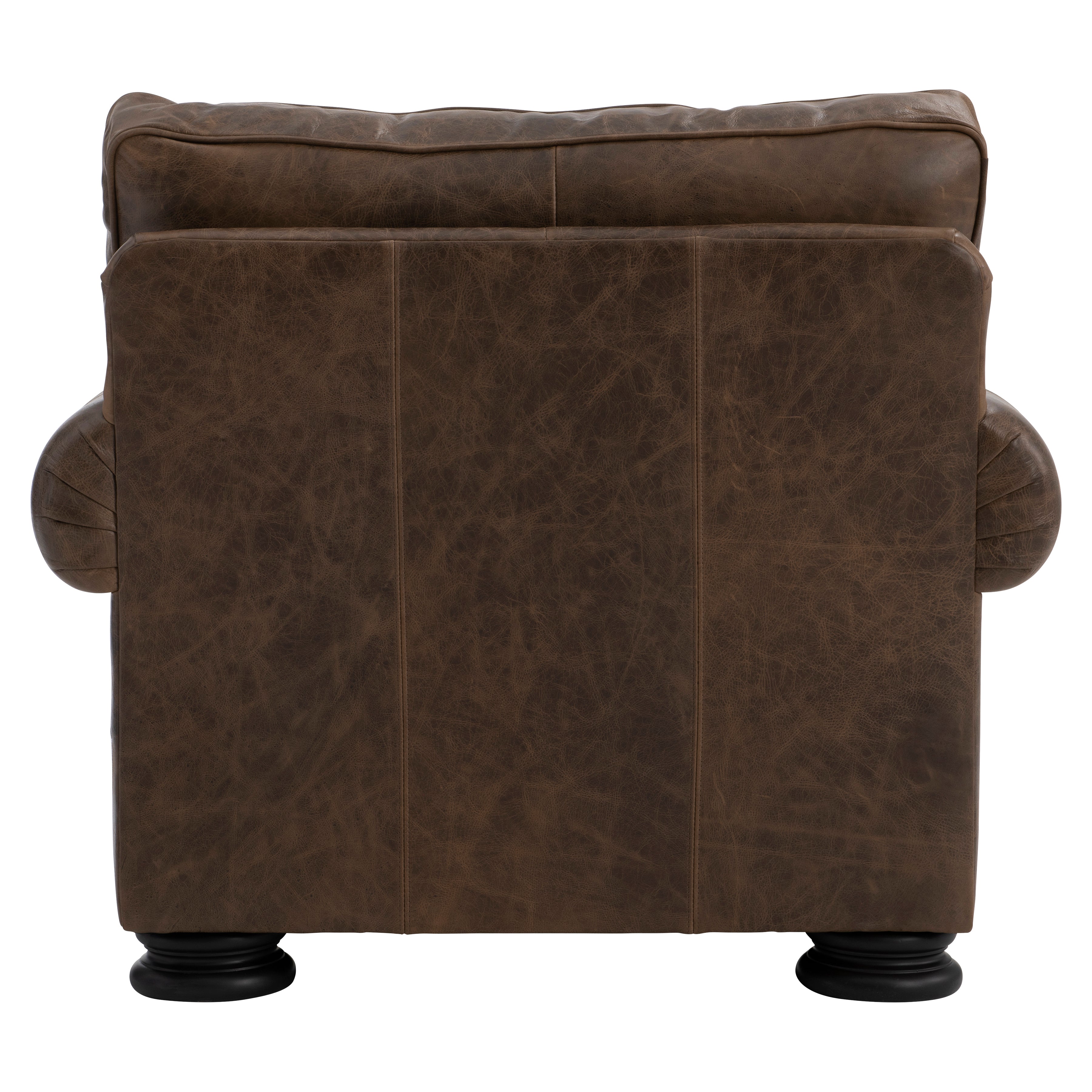 Bernhardt Living | Bernhardt Foster Mocha Leather Chair - Mocha | 5372LMO