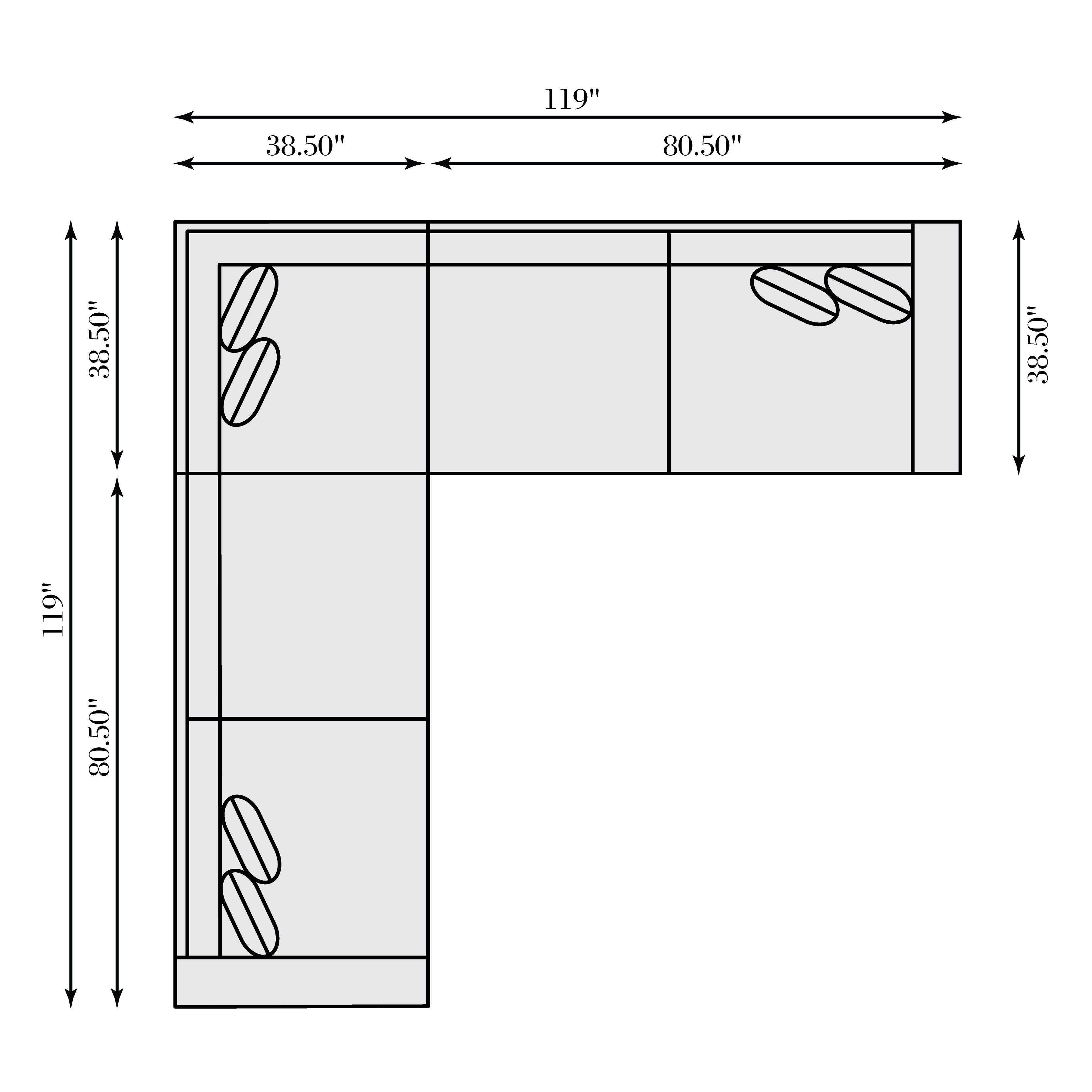 Bernhardt Living | Bernhardt Nest Sectional - Grey | K1717