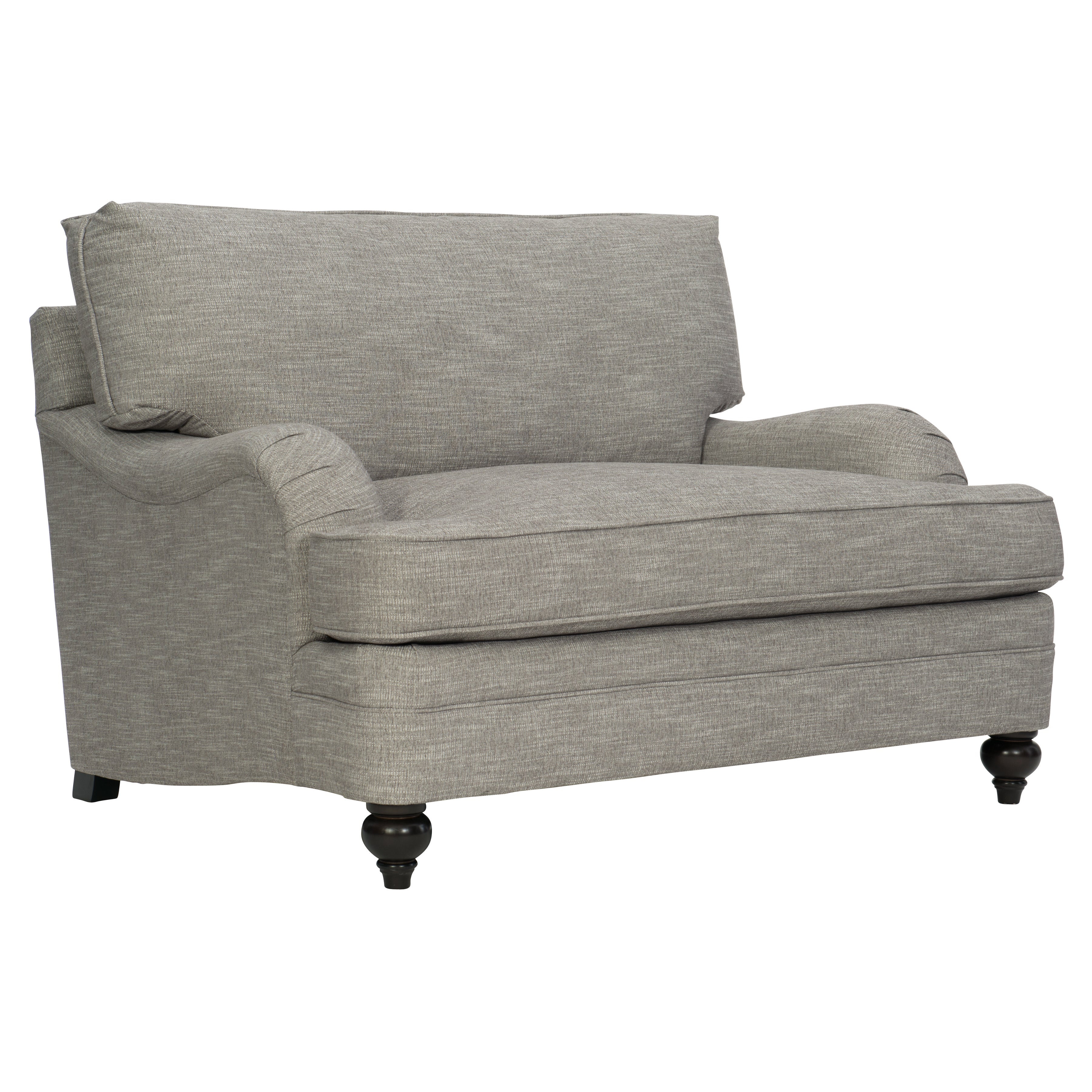 Bernhardt Living | Bernhardt Tarleton Chair 1/2 - Mocha | B4263G