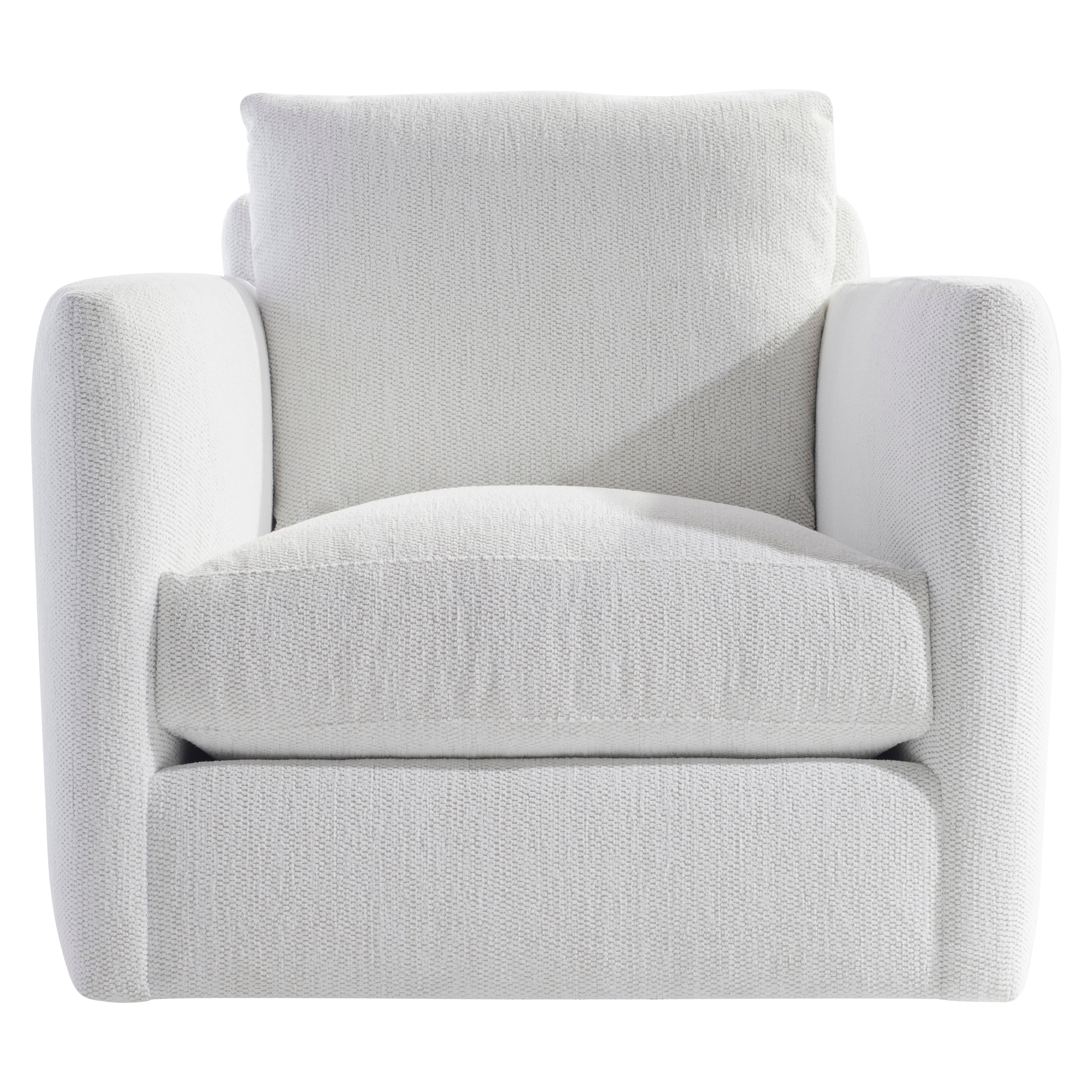 Bernhardt Living | Bernhardt Rory Fabric Swivel Chair - White/Cream | P7852SA
