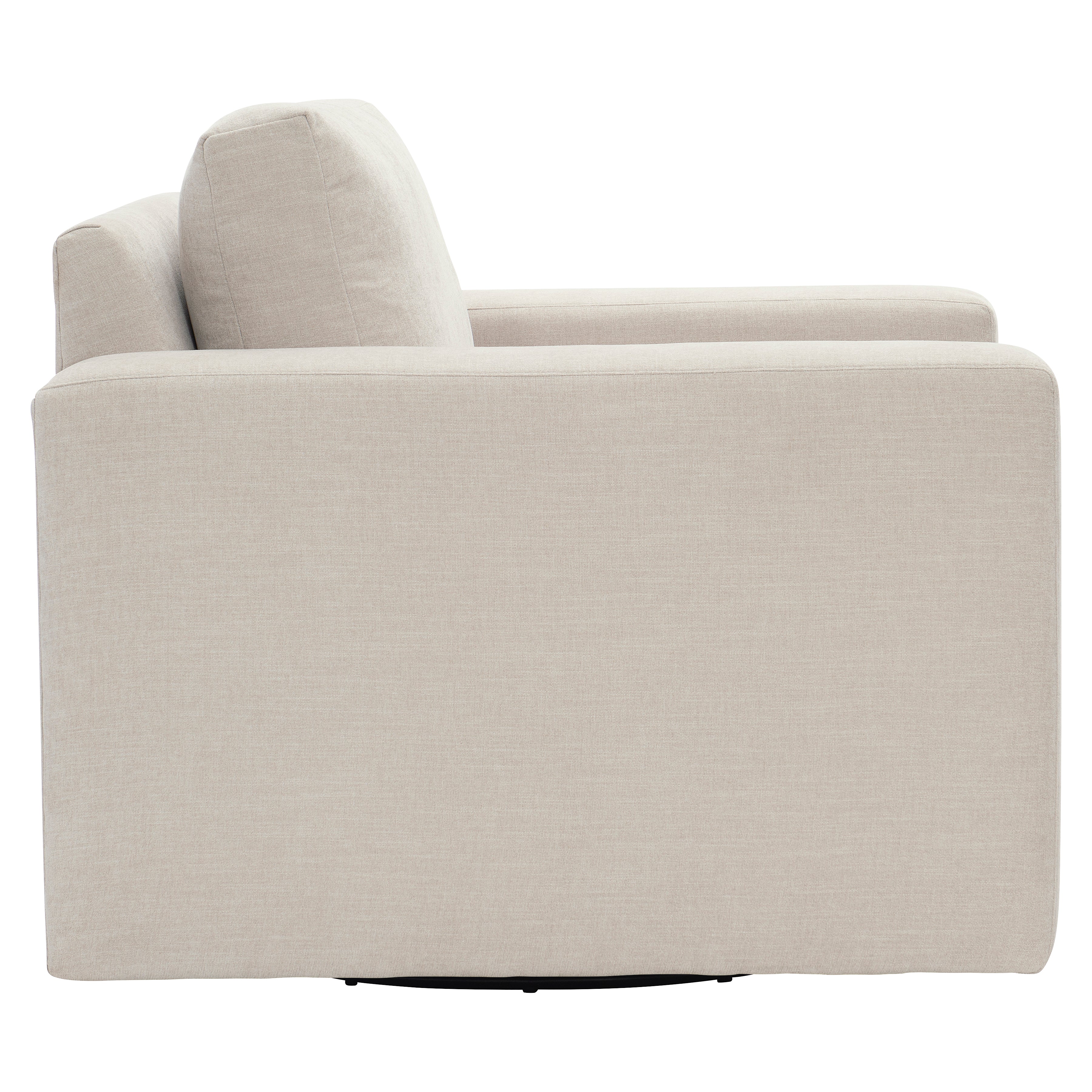 Bernhardt Living | Bernhardt Drew Swivel Chair - White/Cream | P7952SA