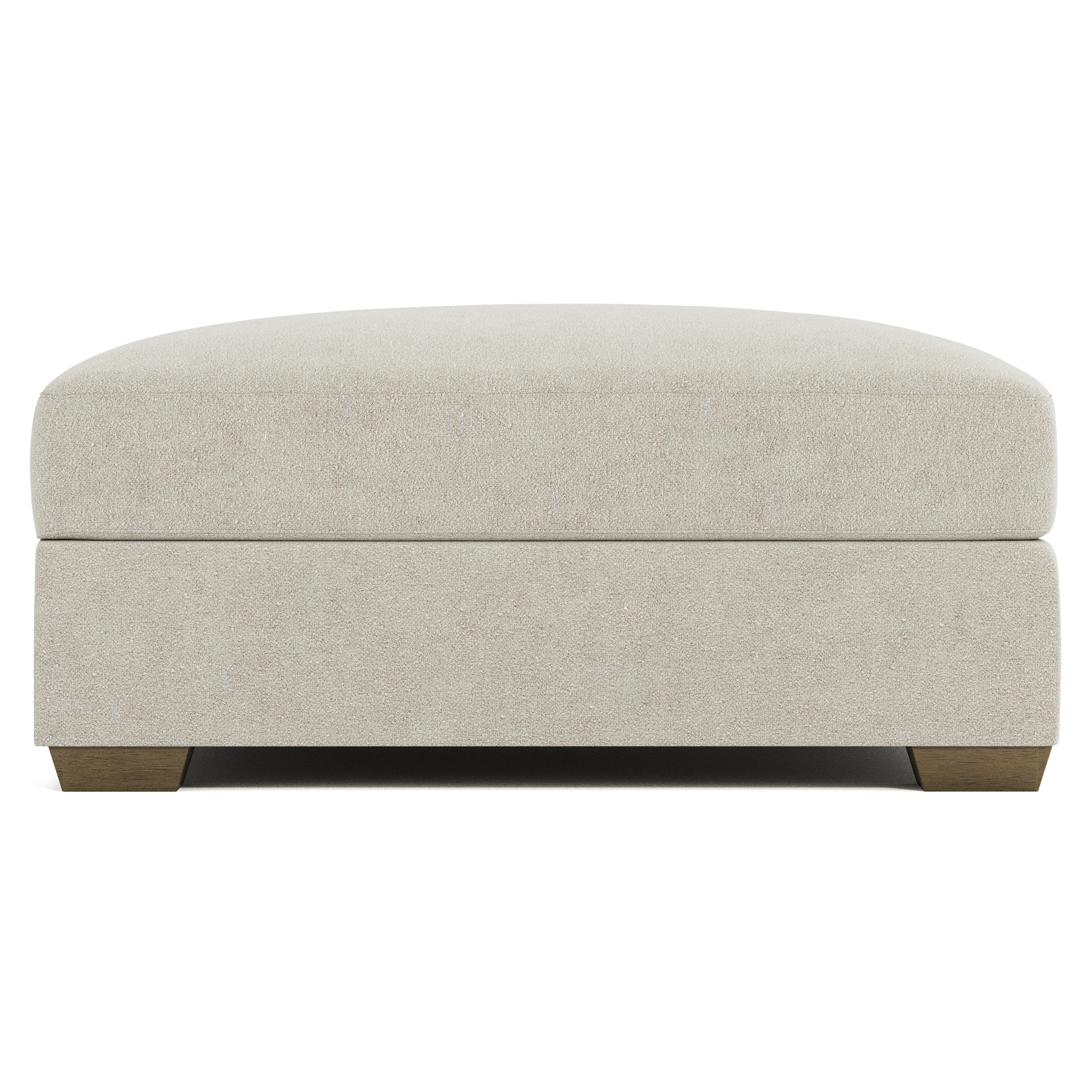 Bernhardt Living | Bernhardt Dawkins Fabric Ottoman - Beige,Tan | P9231A