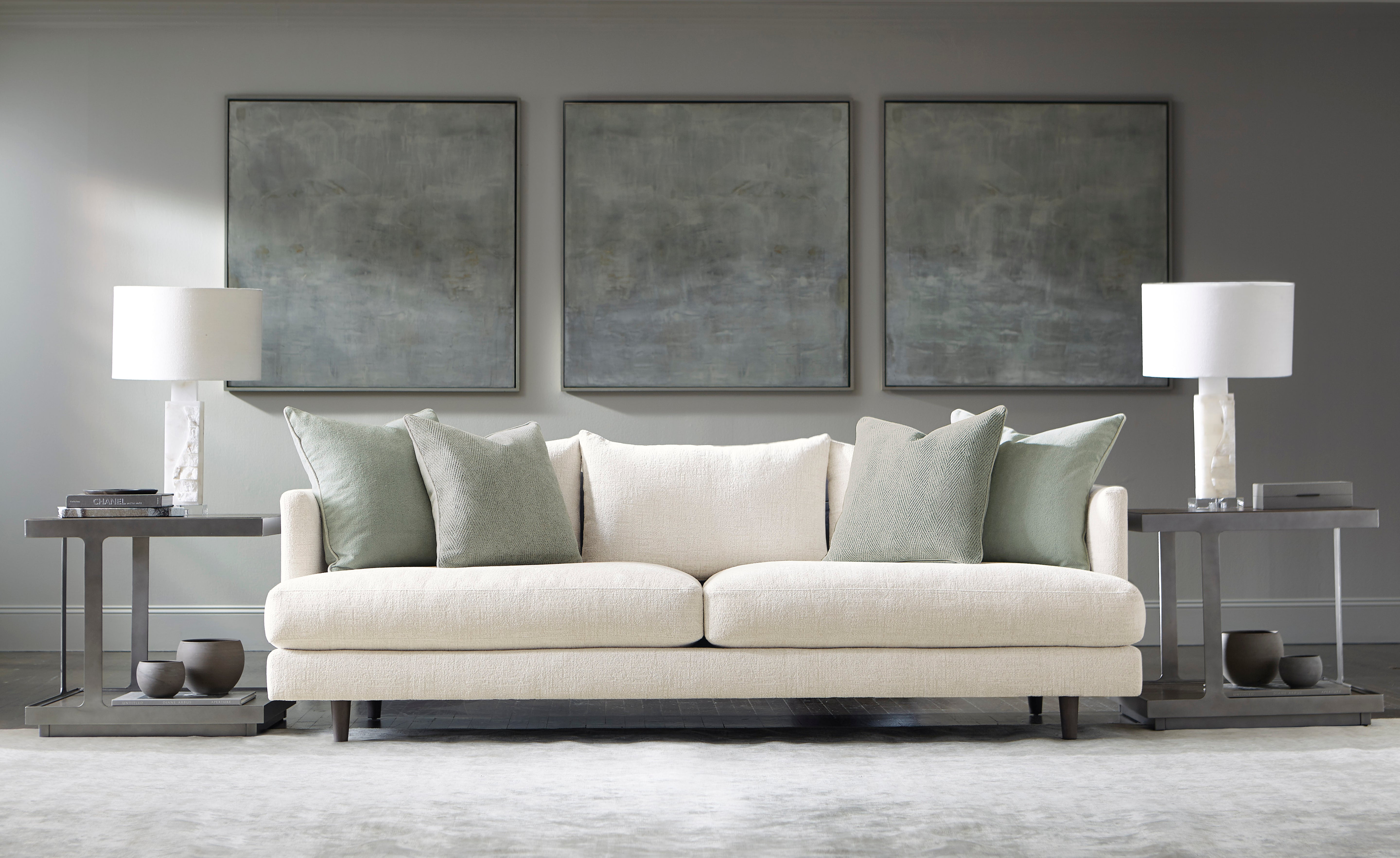 Bernhardt Living | Bernhardt Colette Sofa - White/Cream | P7427A