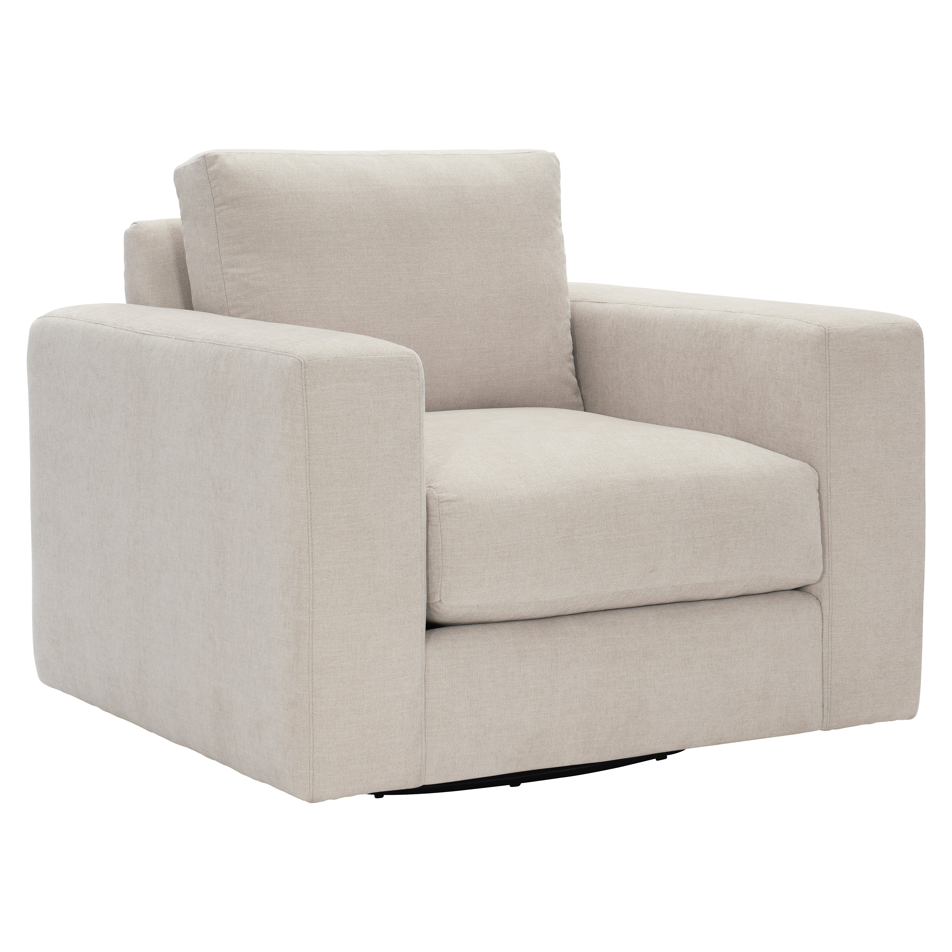 Bernhardt Living | Bernhardt Drew Swivel Chair - White/Cream | P7952SA