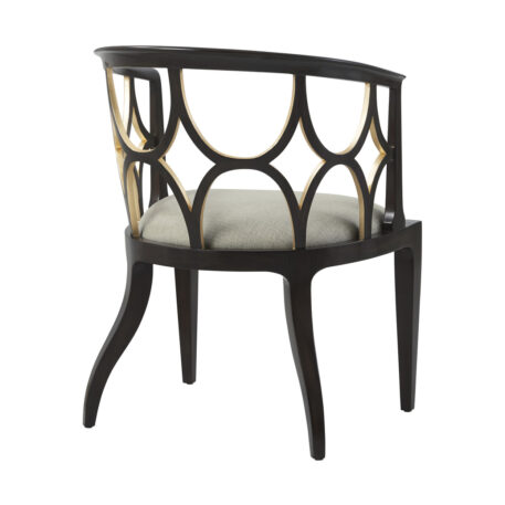Theodore Alexander Ebonised Connaught Accent Chair - Image 2