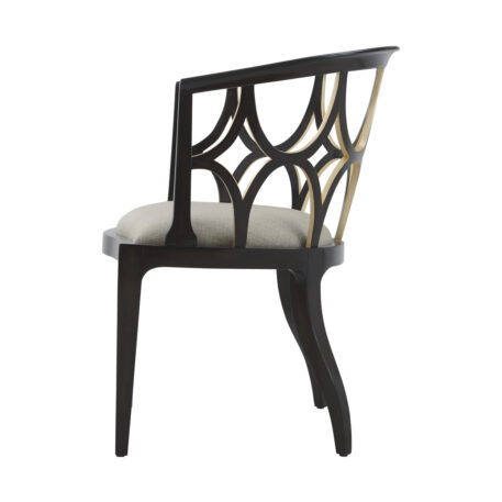 Theodore Alexander Ebonised Connaught Accent Chair - Image 3