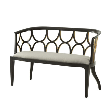 Theodore Alexander Ebonised Connaught Settee