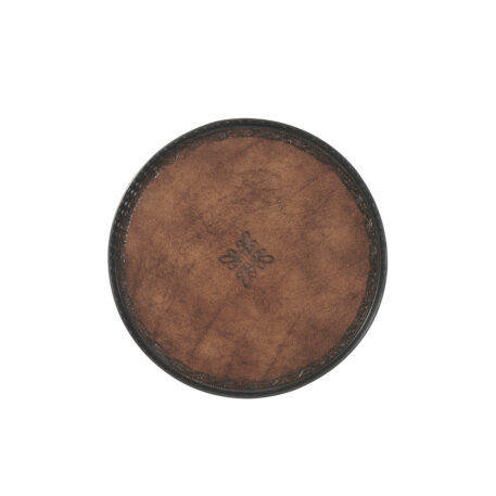Theodore Alexander Walnut Circle Accent Table - Image 5