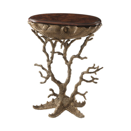 Theodore Alexander Gilt Grotto Accent Console Table