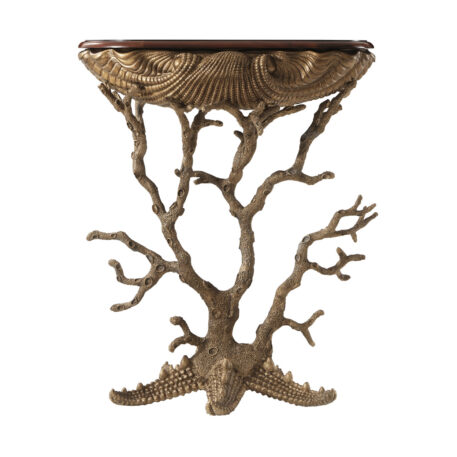 Theodore Alexander Gilt Grotto Accent Console Table - Image 3