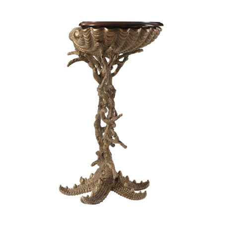 Theodore Alexander Gilt Grotto Accent Console Table - Image 4